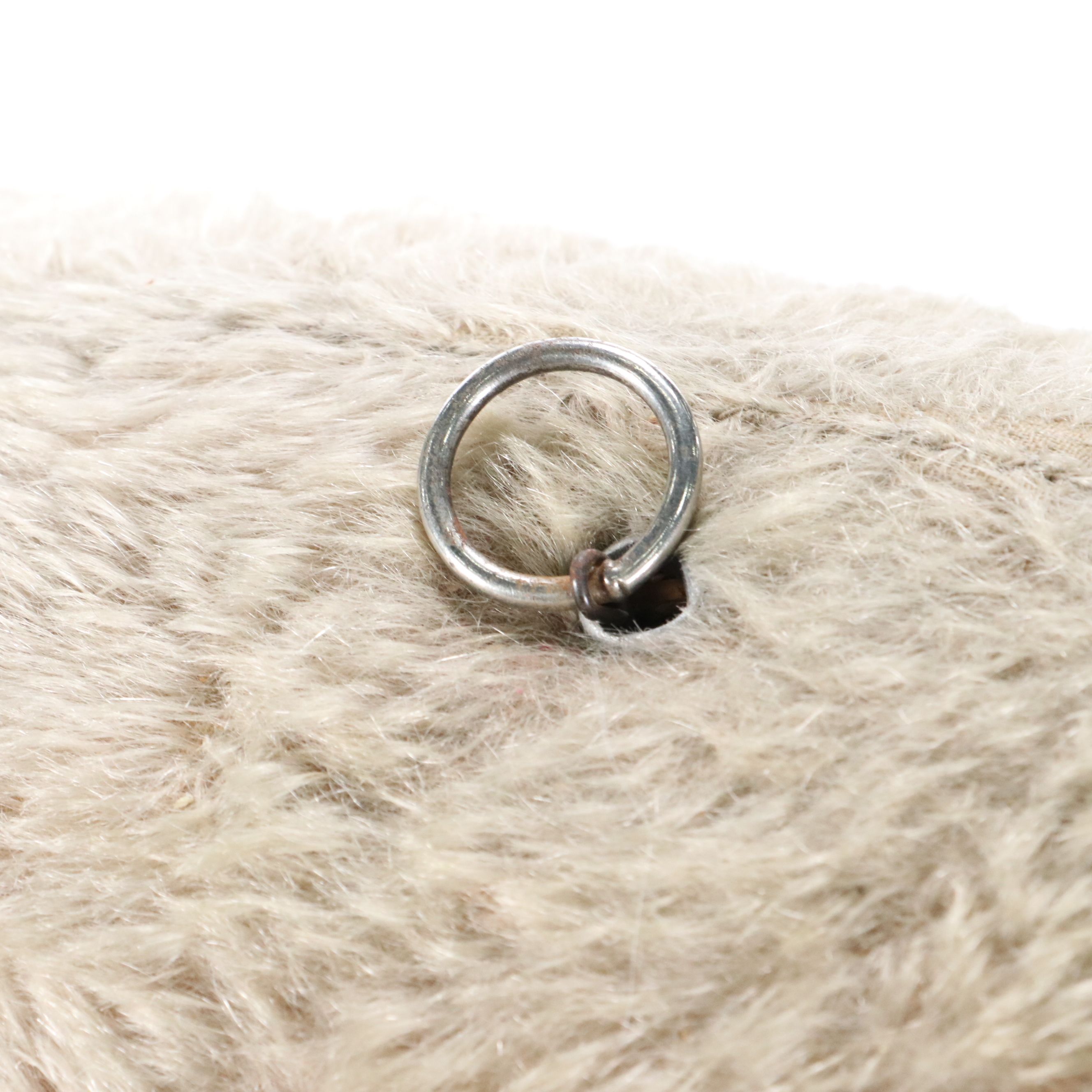 Steiff Mohair Elephant on Wheels Pull Toy, Mid-20th Century