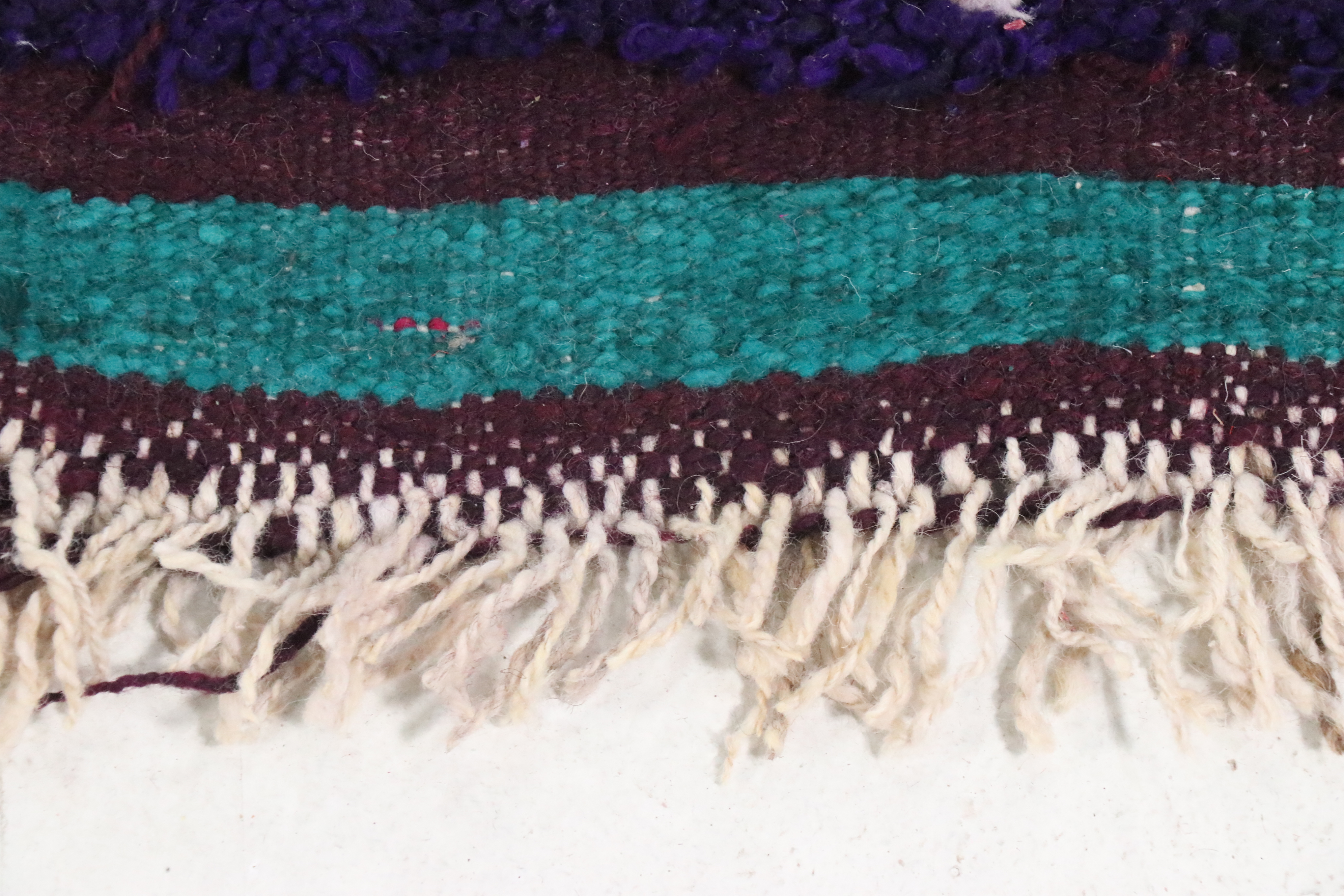 3'2 x 11'8 Hand-Knotted Moroccan Berber Long Rug