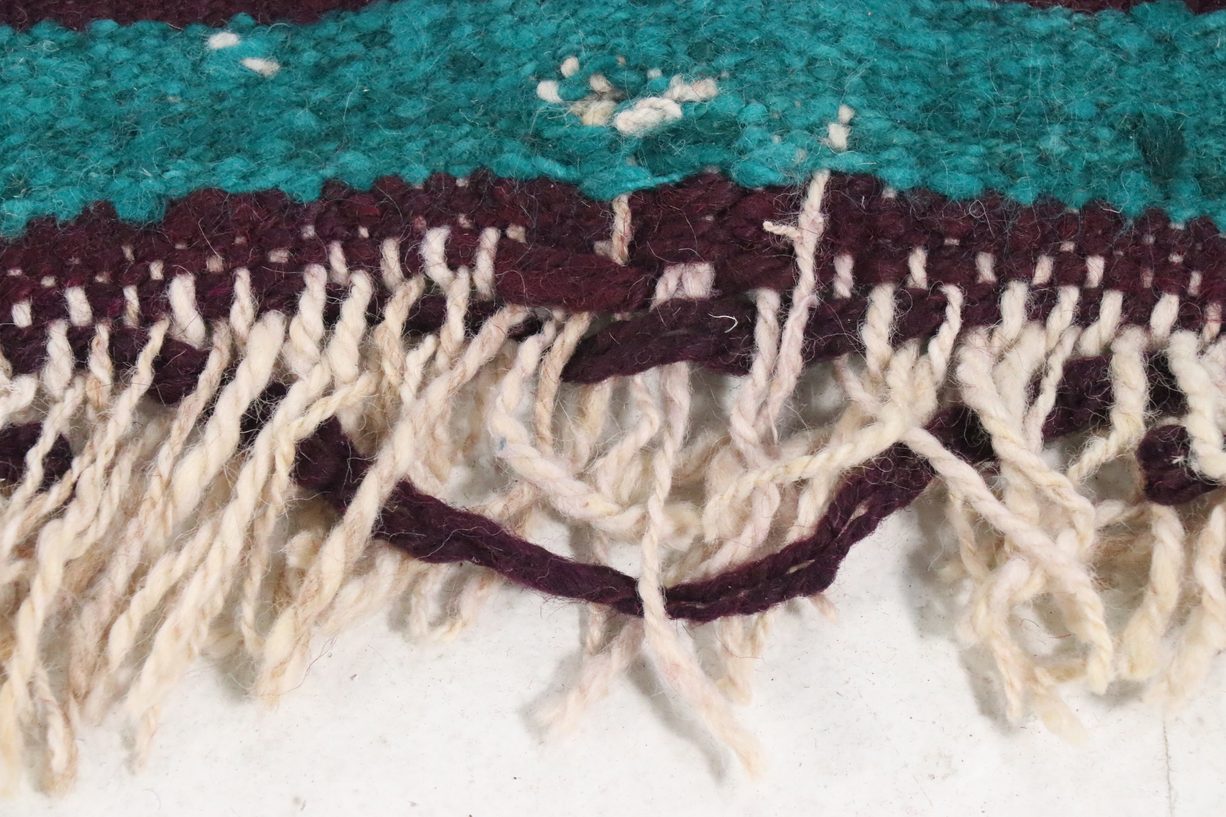 3'2 x 11'8 Hand-Knotted Moroccan Berber Long Rug