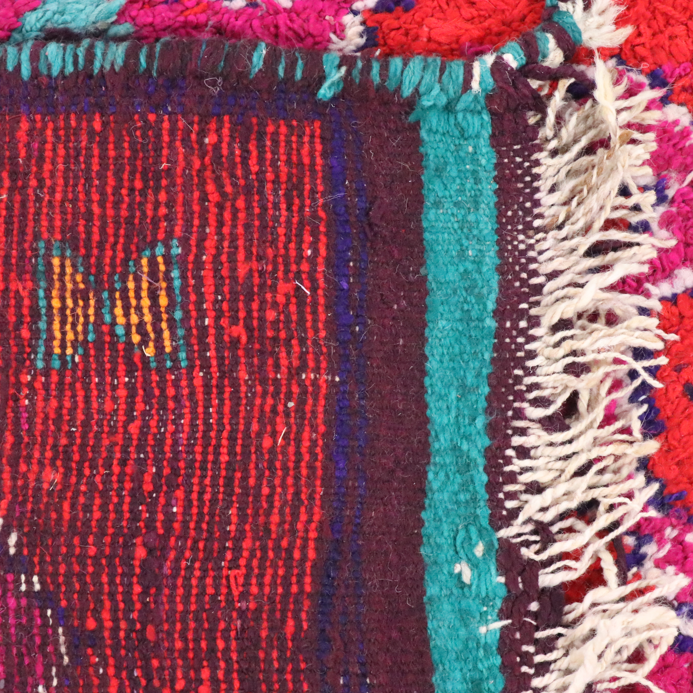 3'2 x 11'8 Hand-Knotted Moroccan Berber Long Rug