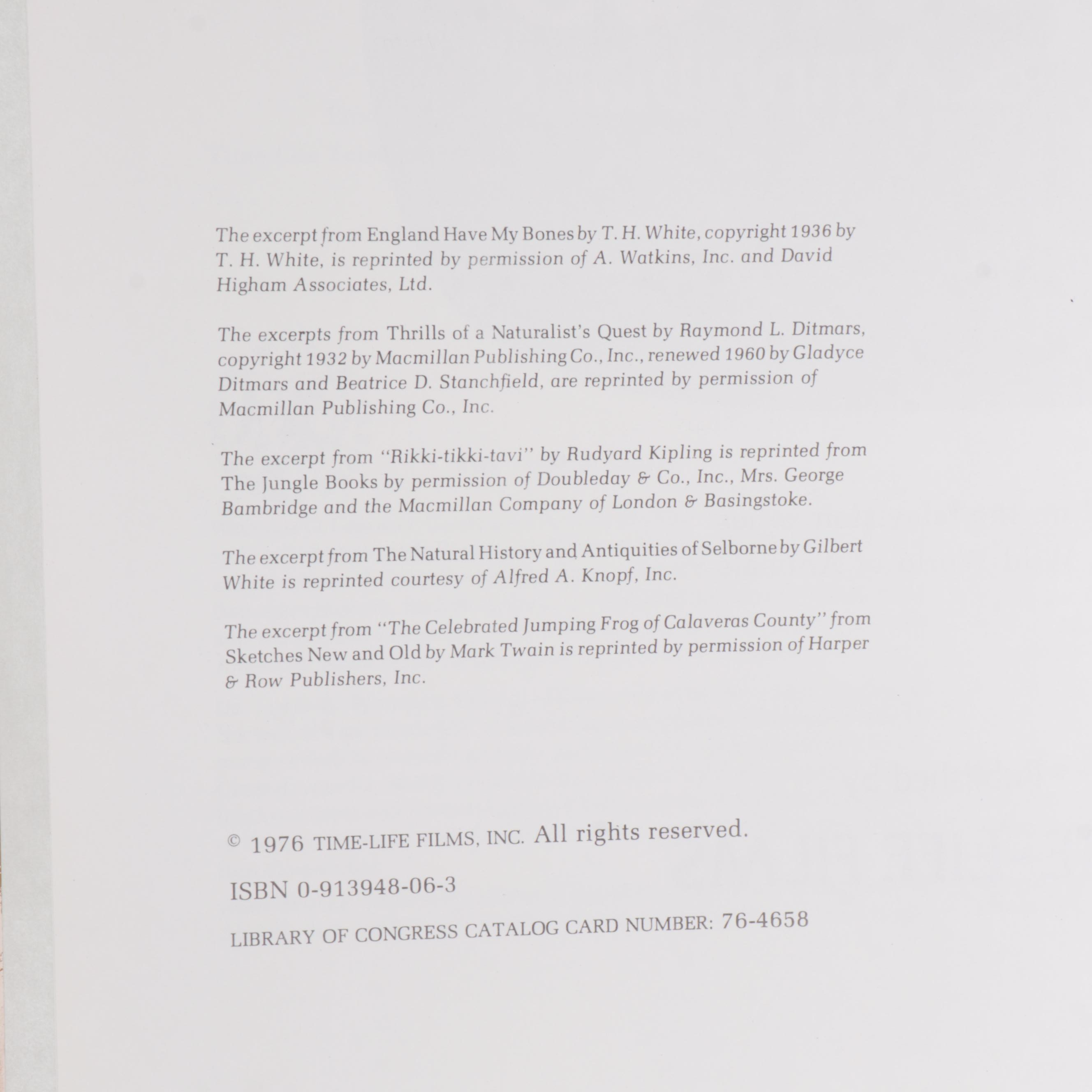 Time-Life Television "Wild, Wild World of Animals" Partial Set, 1970s