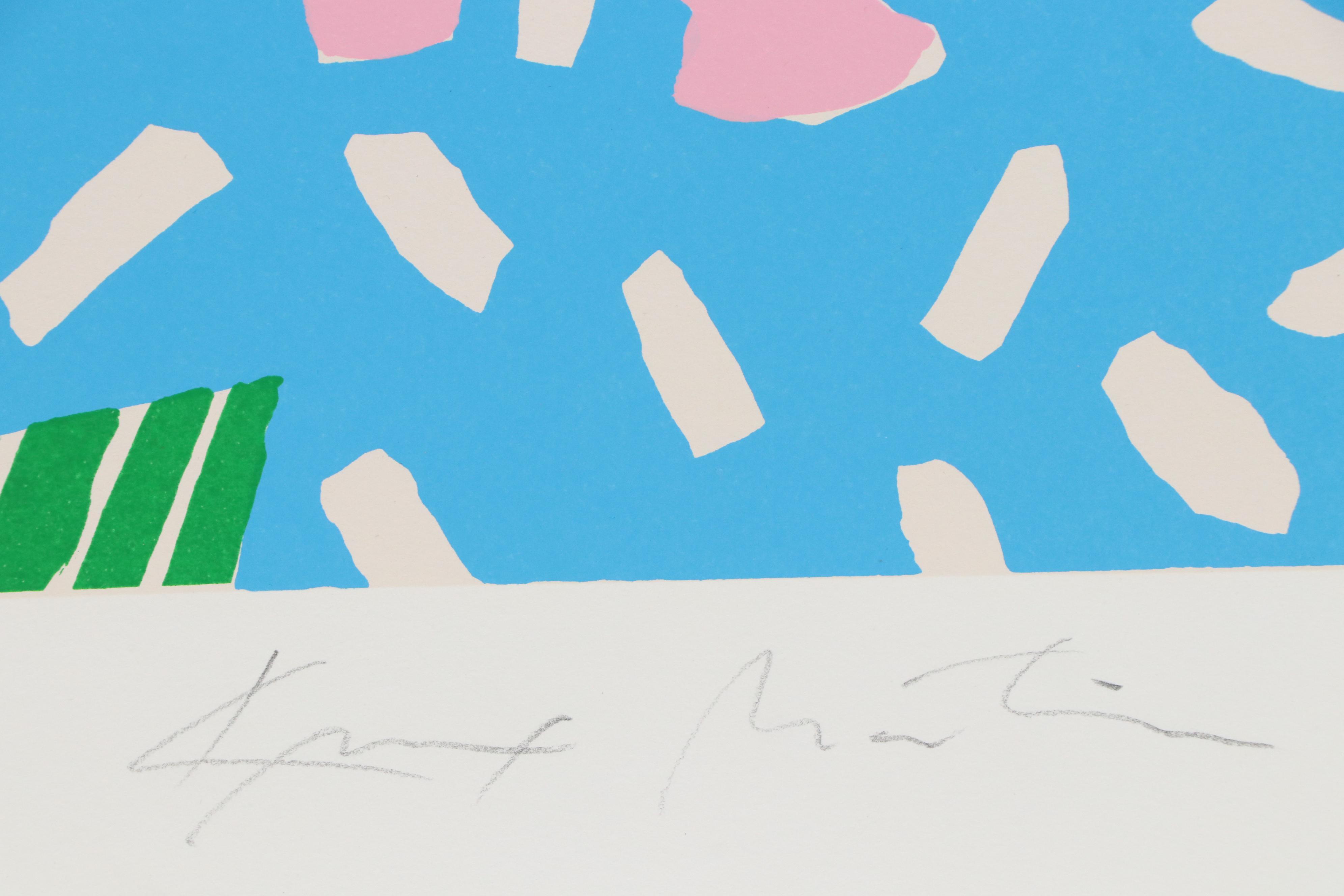 Knox Martin "Palette of Flowers" Serigraph, Circa 2012