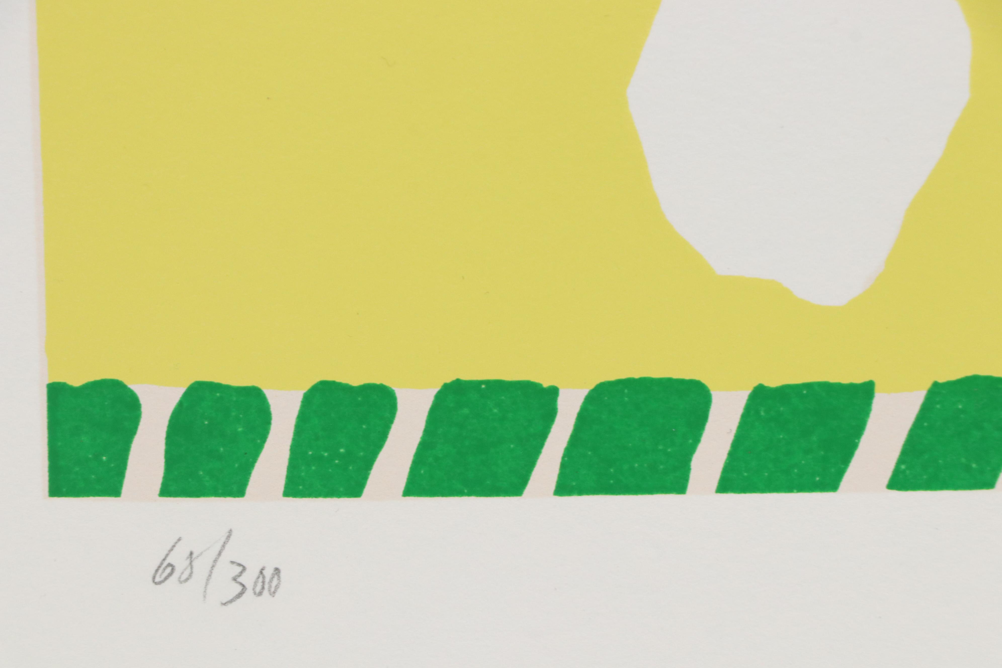 Knox Martin "Palette of Flowers" Serigraph, Circa 2012