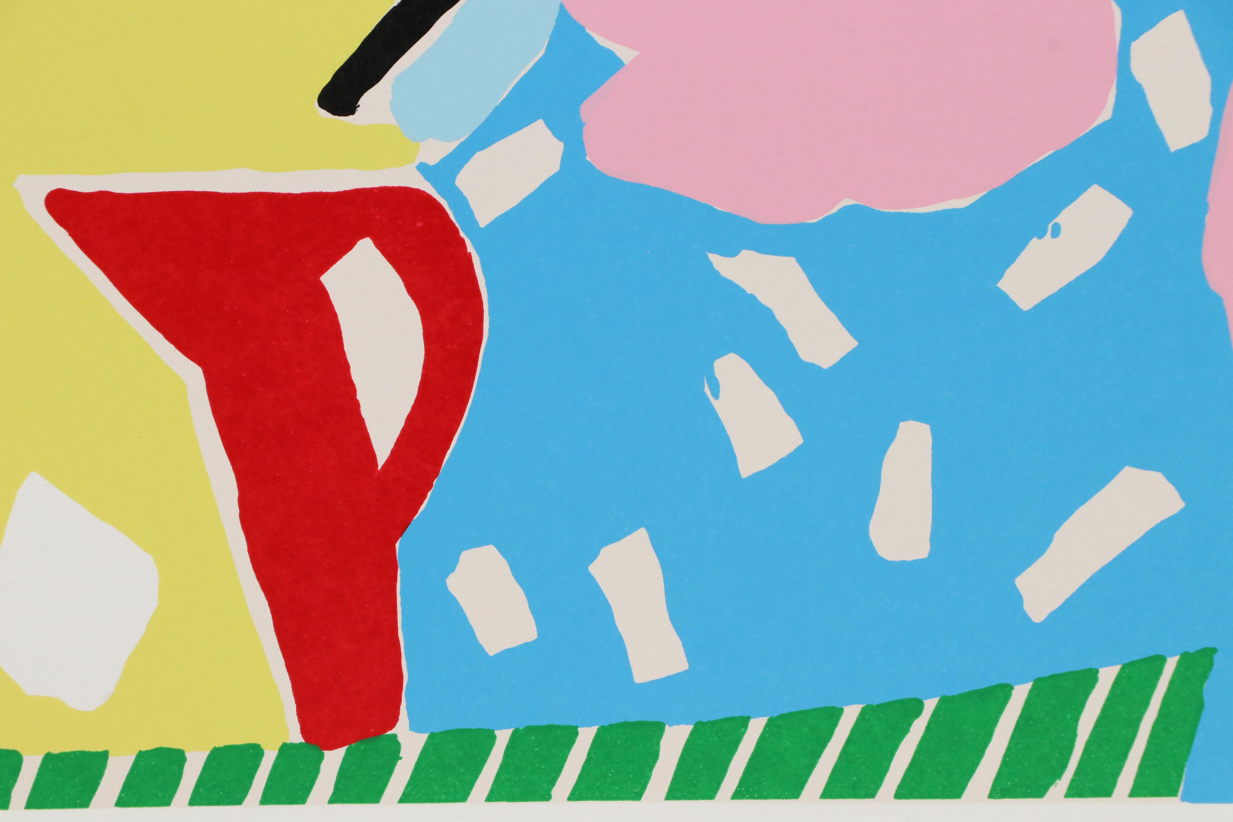 Knox Martin "Palette of Flowers" Serigraph, Circa 2012