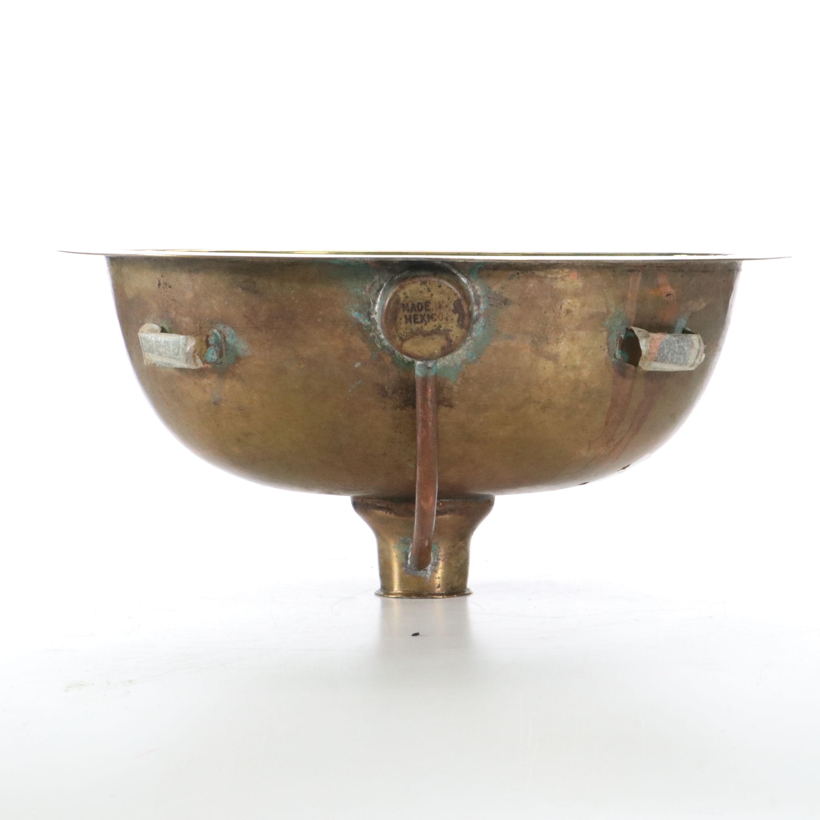 Bates and Bates Mexican Brass Bathroom Sink
