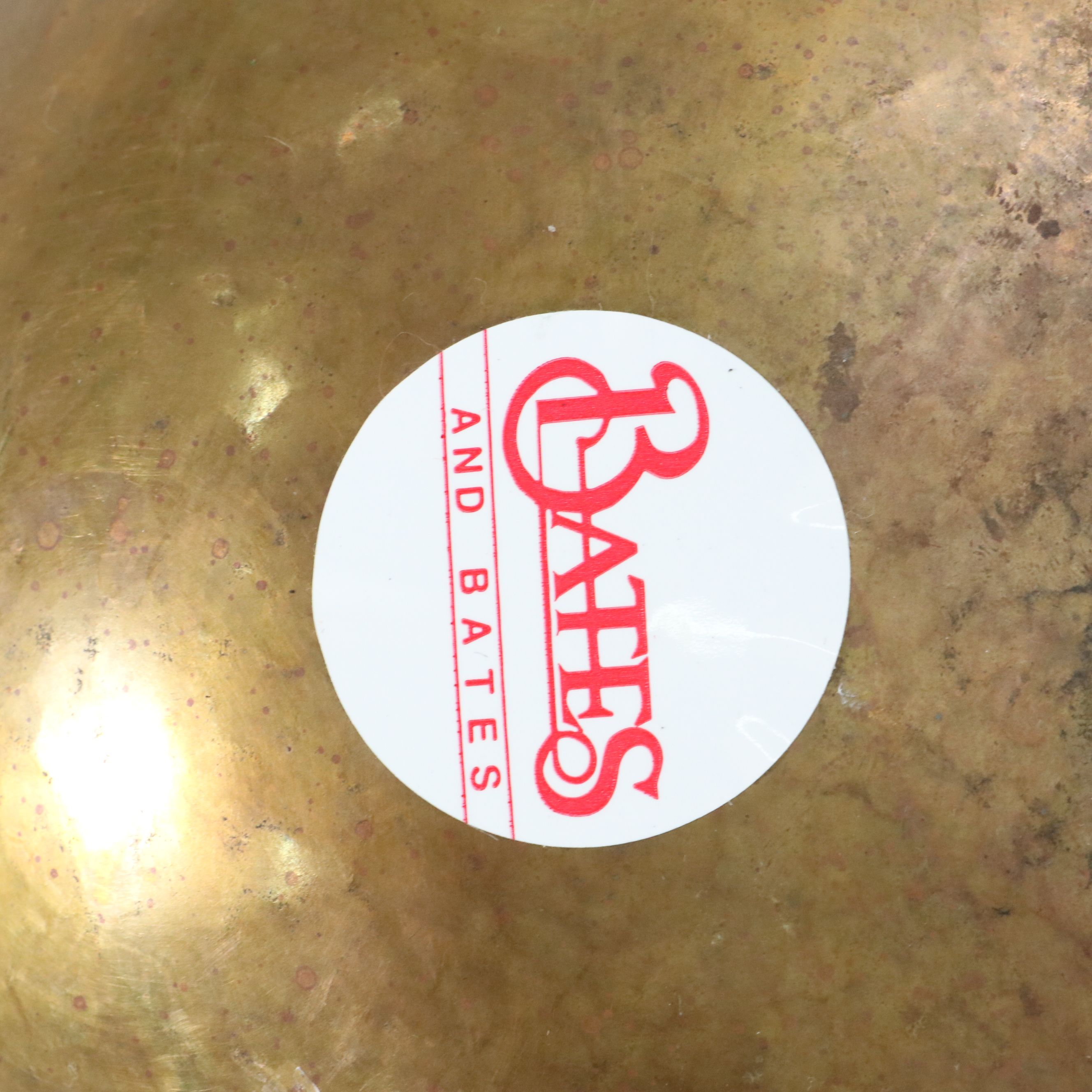 Bates and Bates Mexican Brass Bathroom Sink