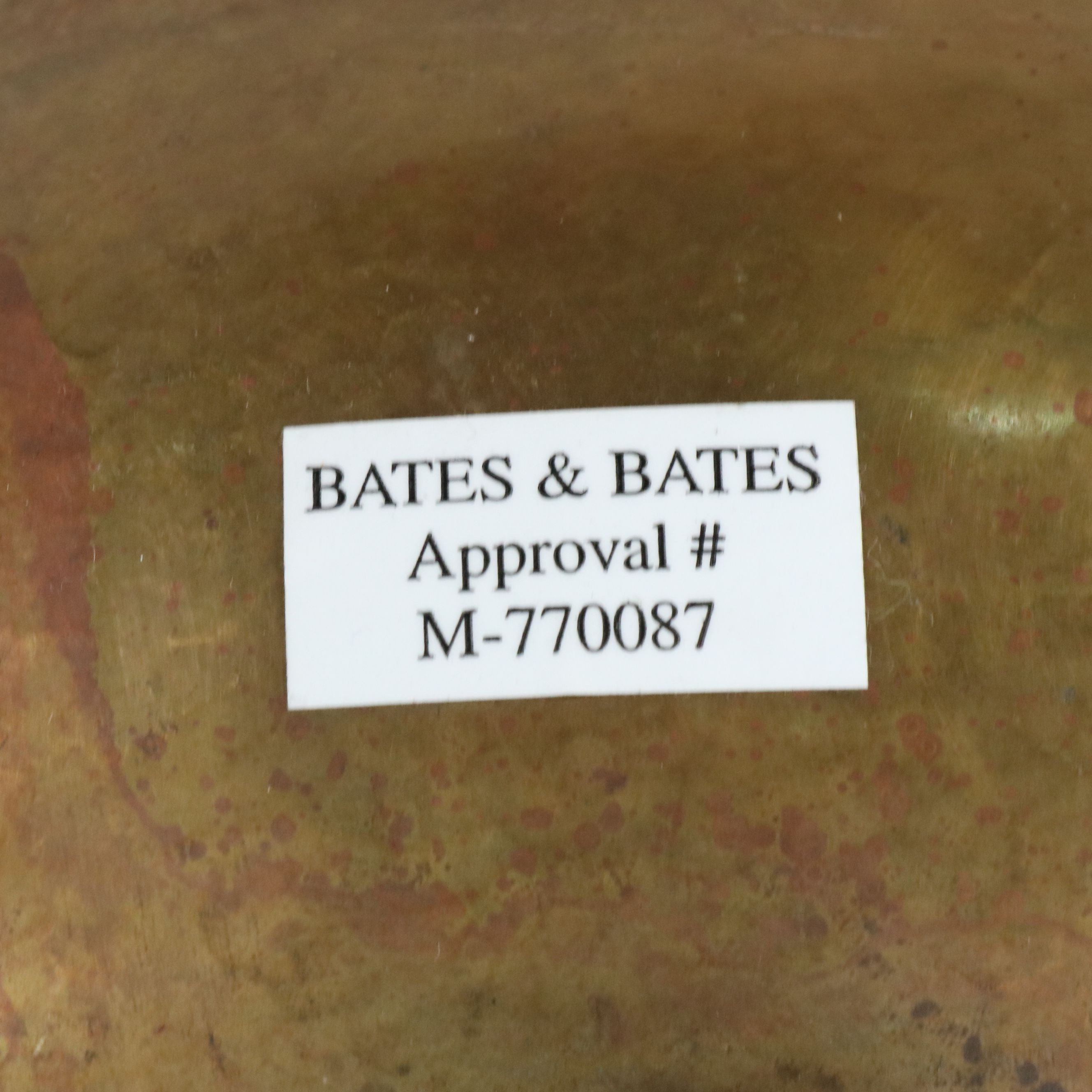 Bates and Bates Mexican Brass Bathroom Sink