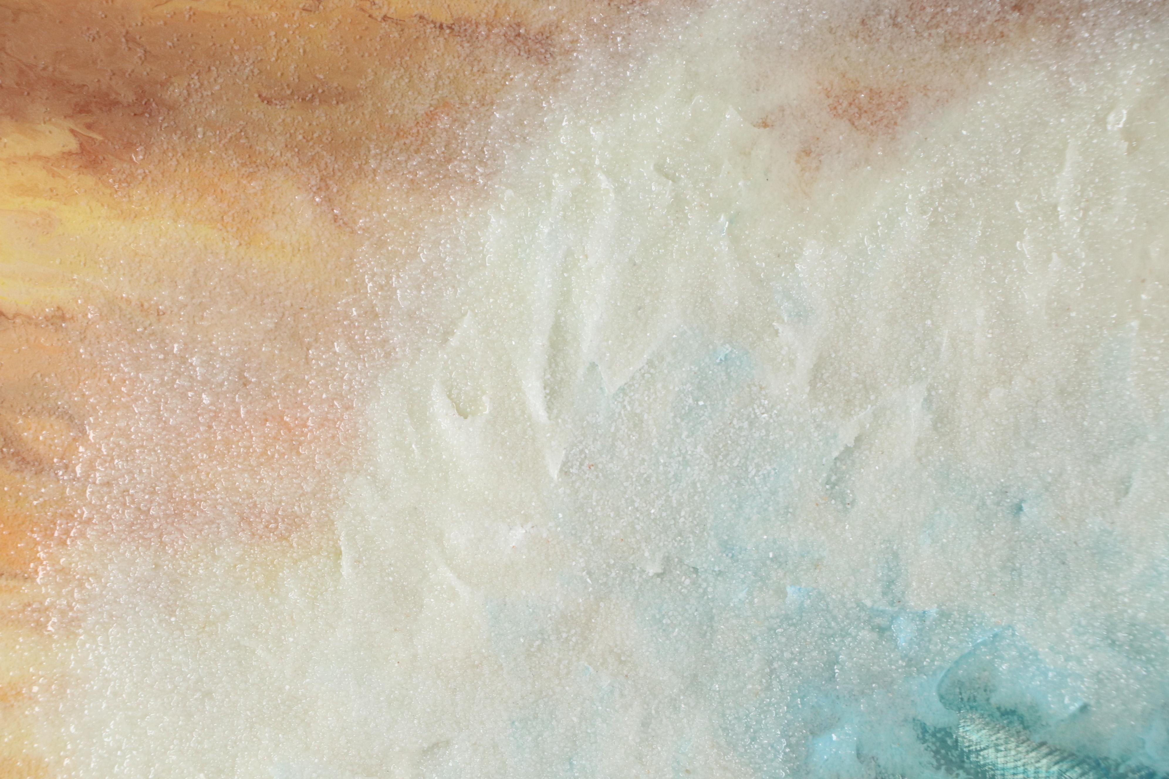 Jon Rattenbury Dimensional Painting with Crashing Waves, 21st Century