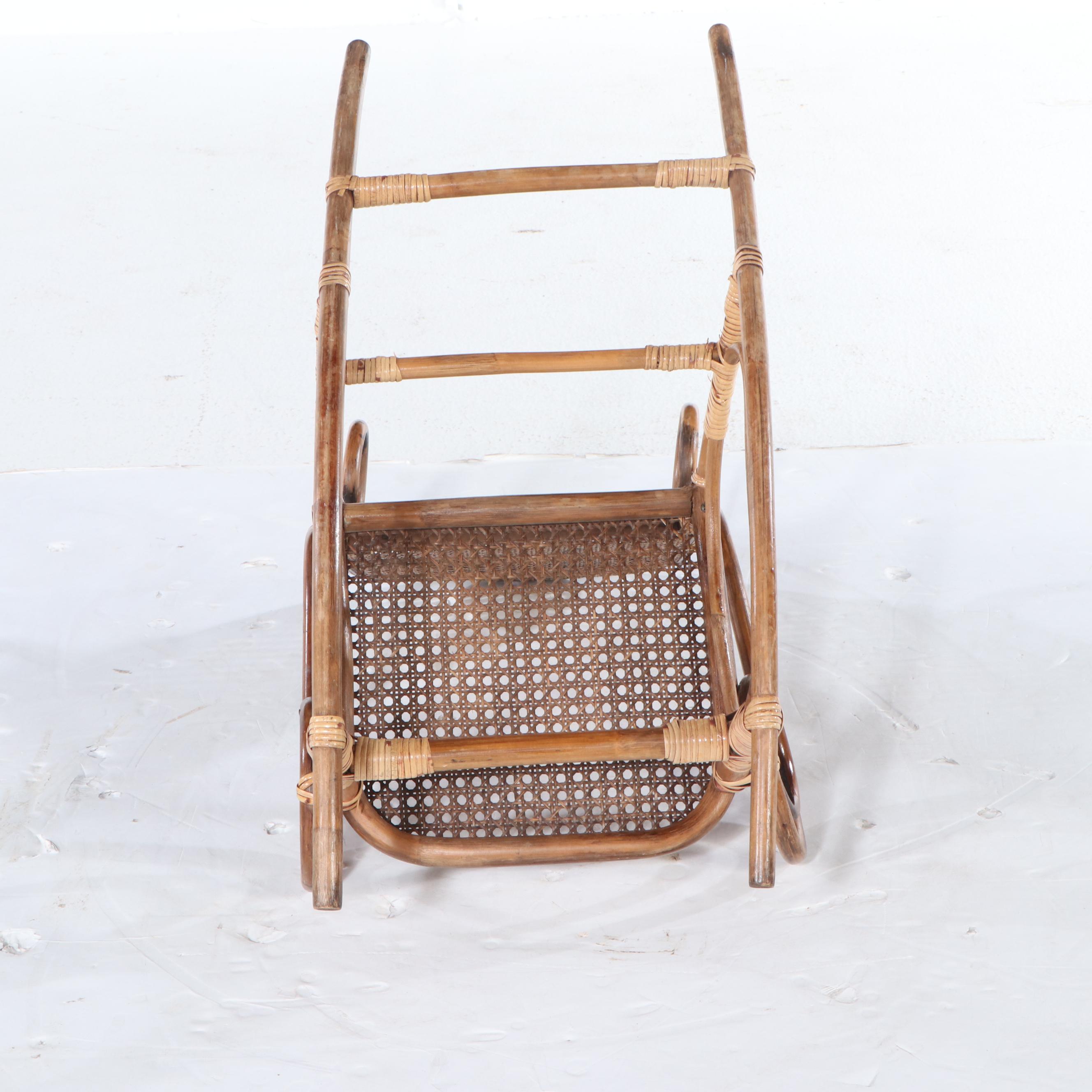 Caned Child's Rocking Chair
