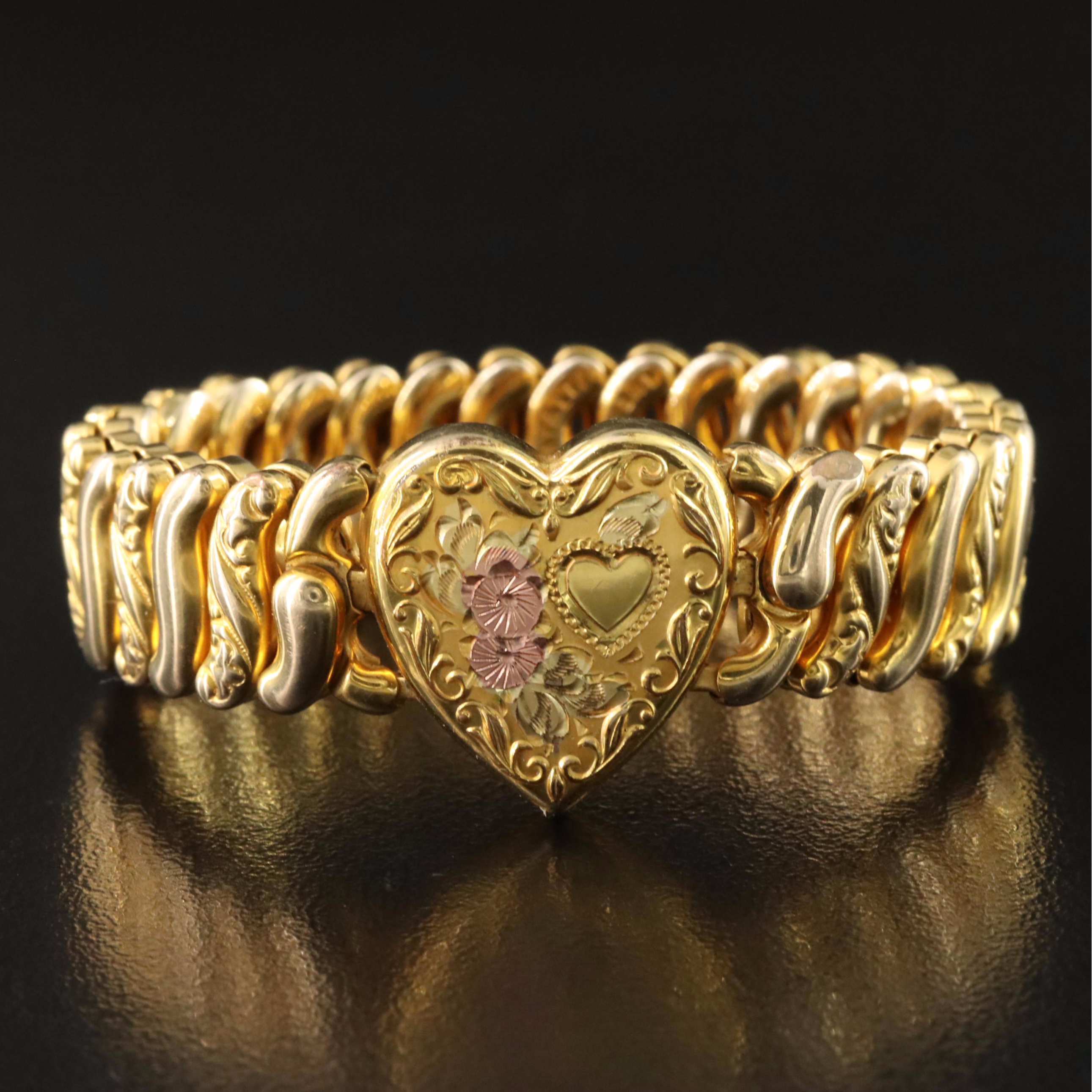 1940s Pitman & Keeler Inc. "American Queen" Bracelet with Box