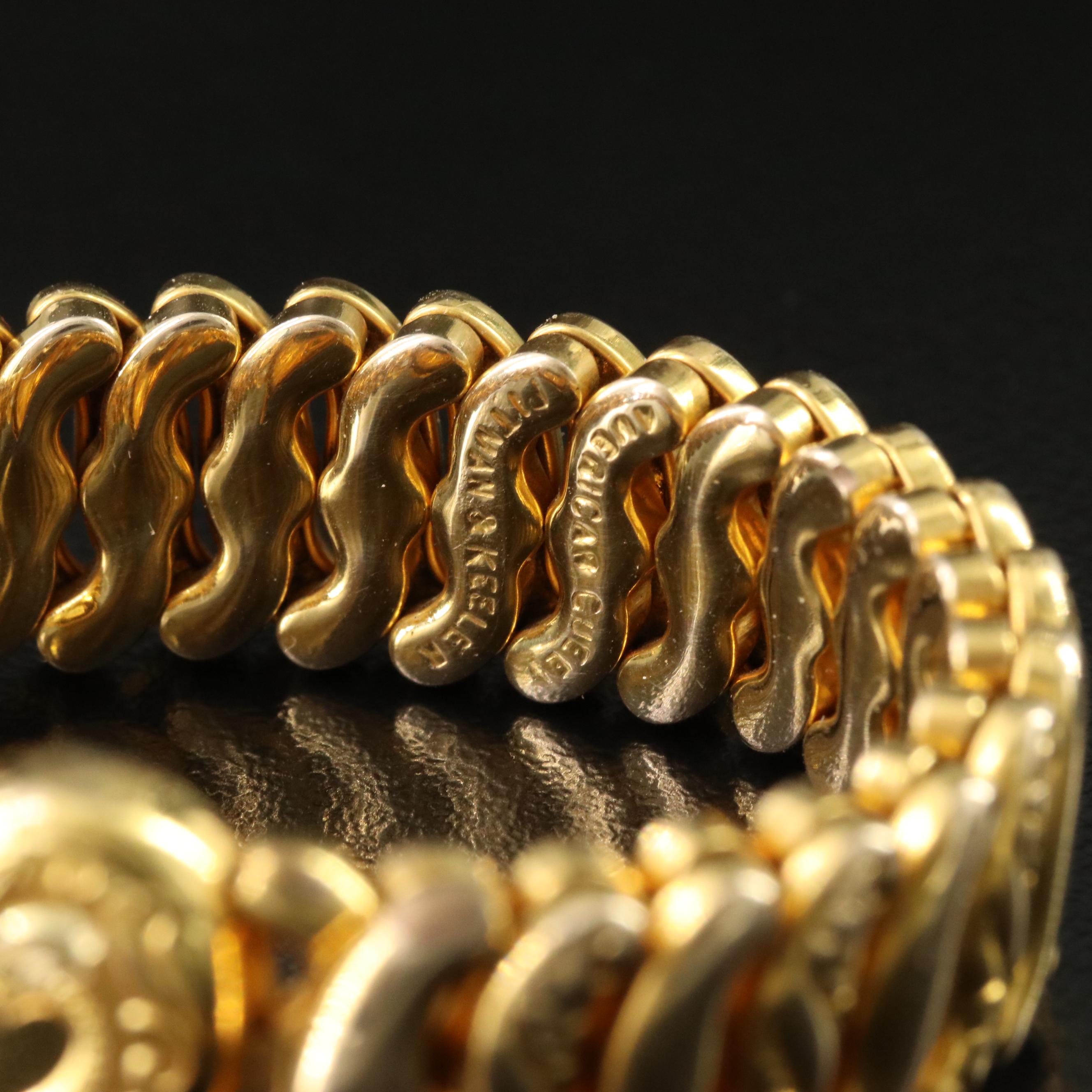 1940s Pitman & Keeler Inc. "American Queen" Bracelet with Box