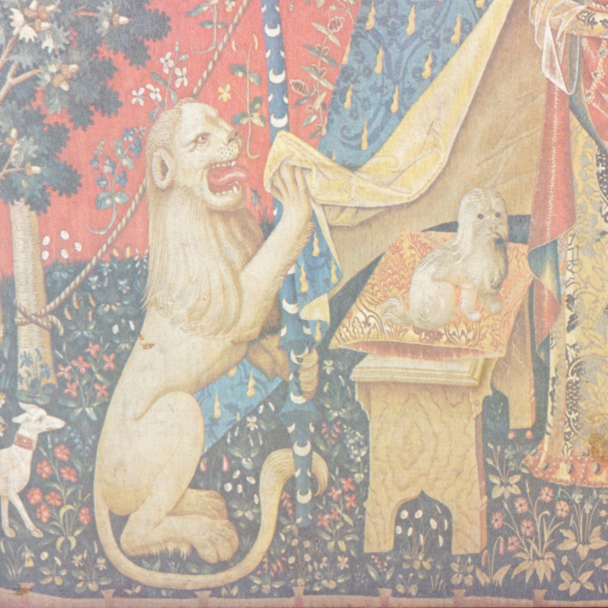 Lady Clare English Pallas Tapestry Wooden Handled Tray