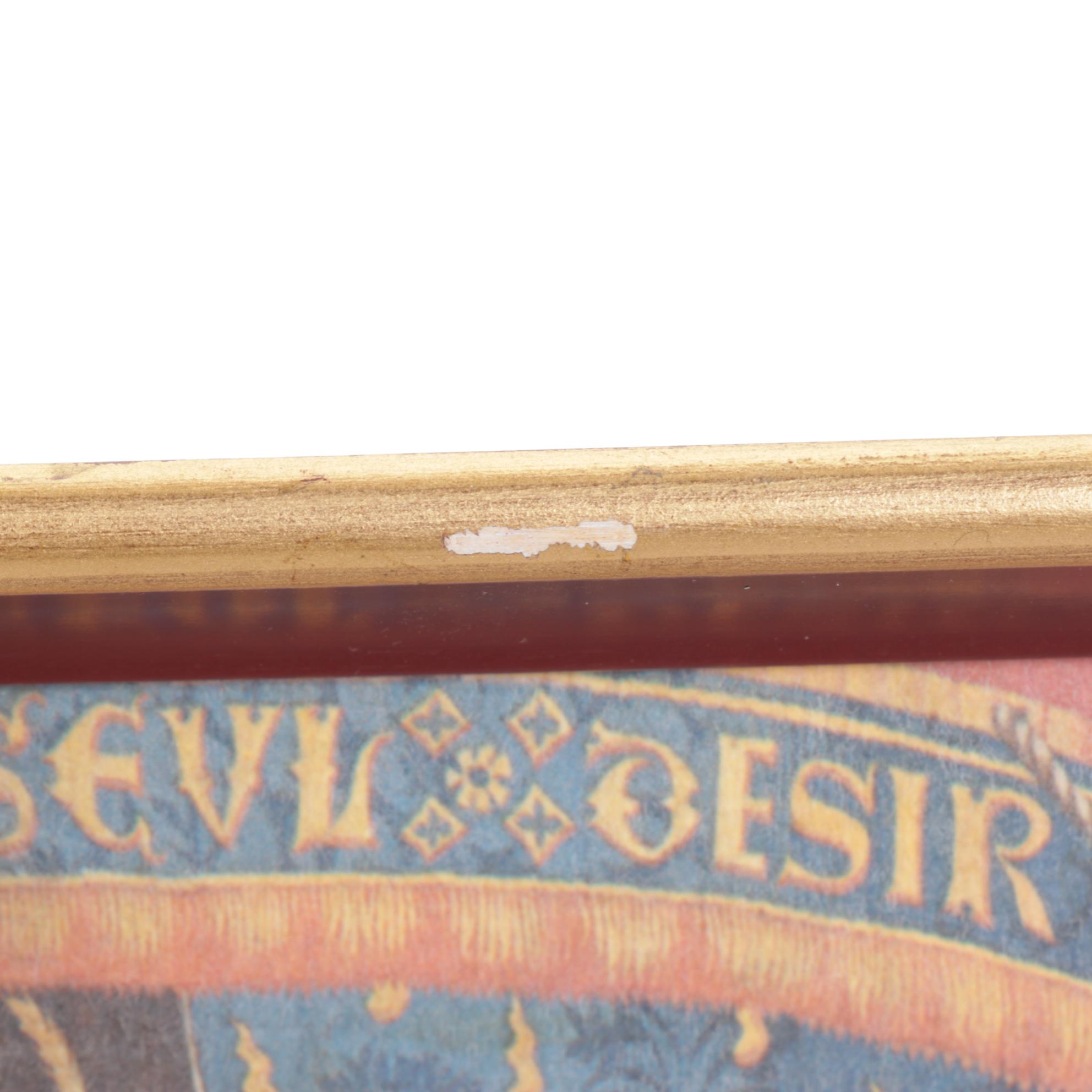 Lady Clare English Pallas Tapestry Wooden Handled Tray