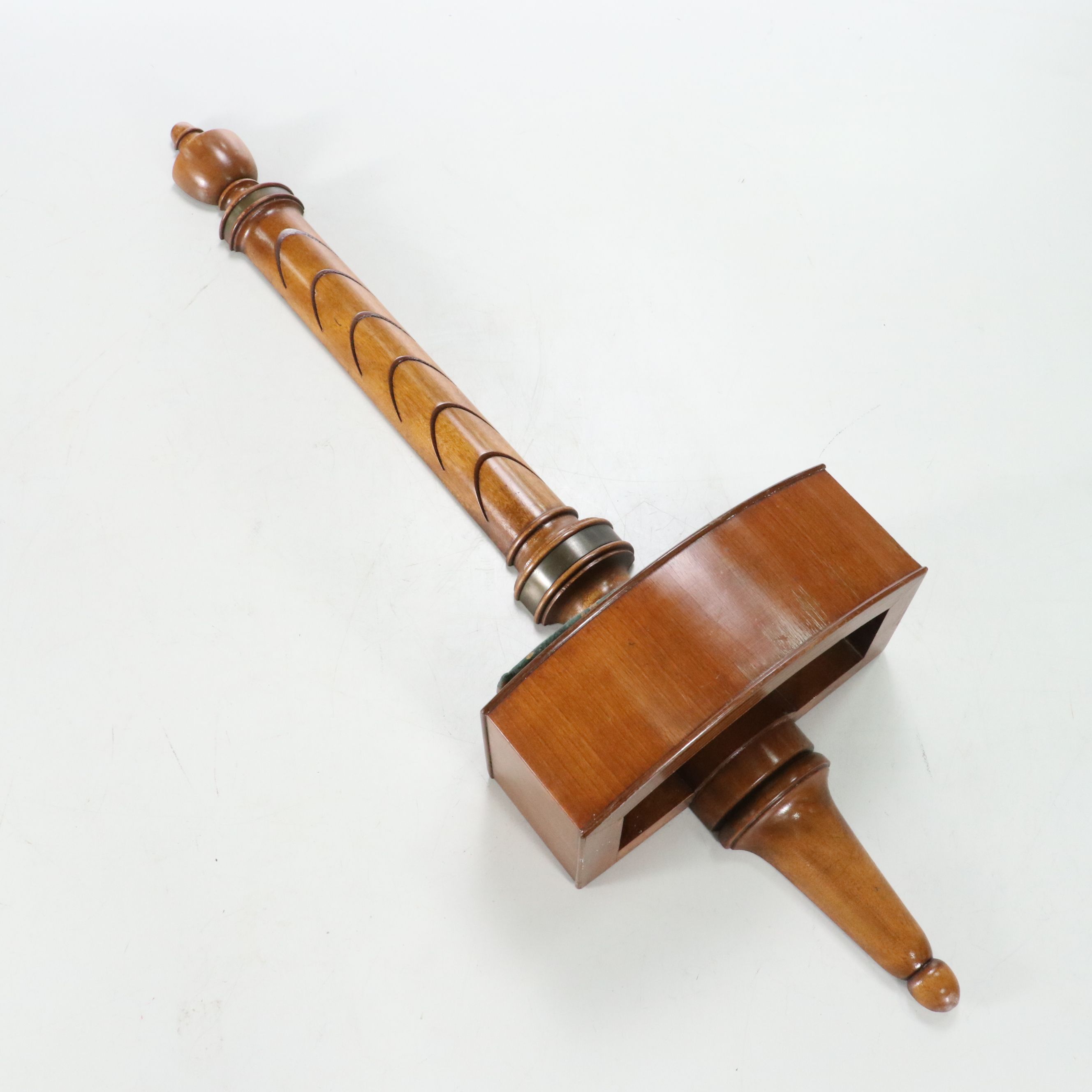 Mid Century Wooden Wall Hanging Planter