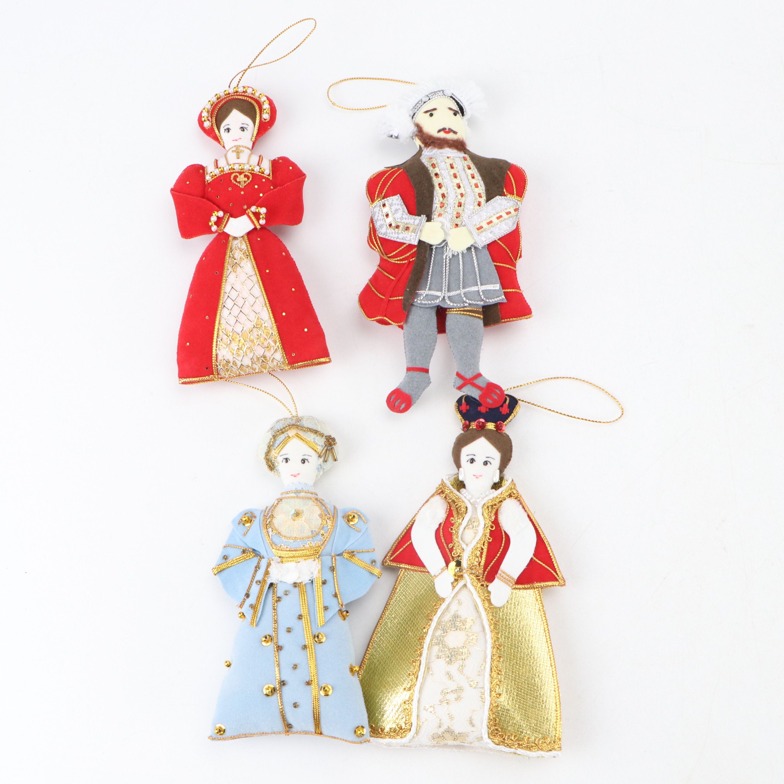 Fabric, Glass, Metal, and More Christmas Tree Ornaments
