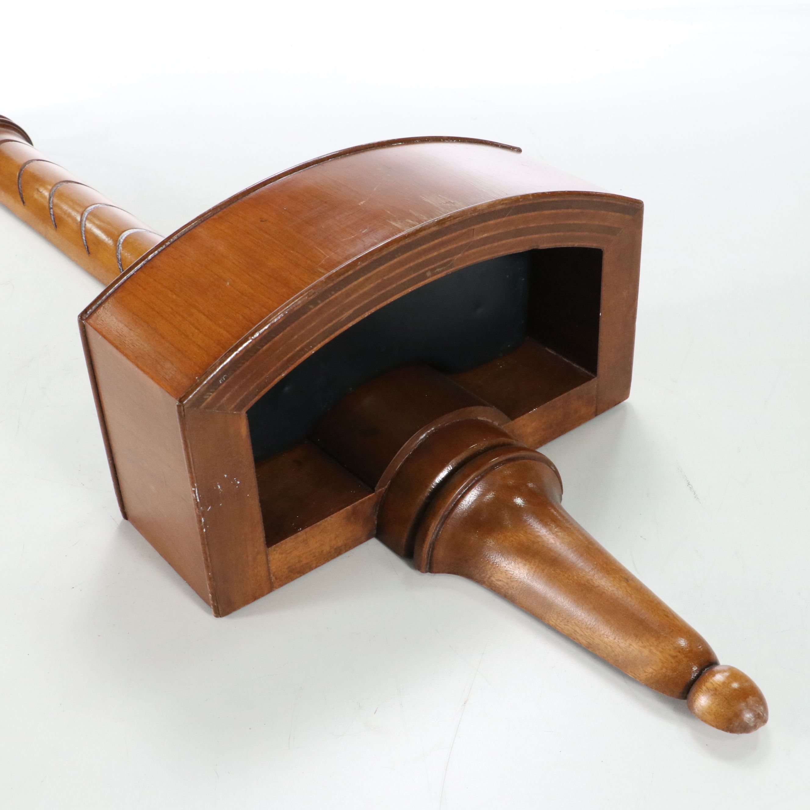 Mid Century Wooden Wall Hanging Planter