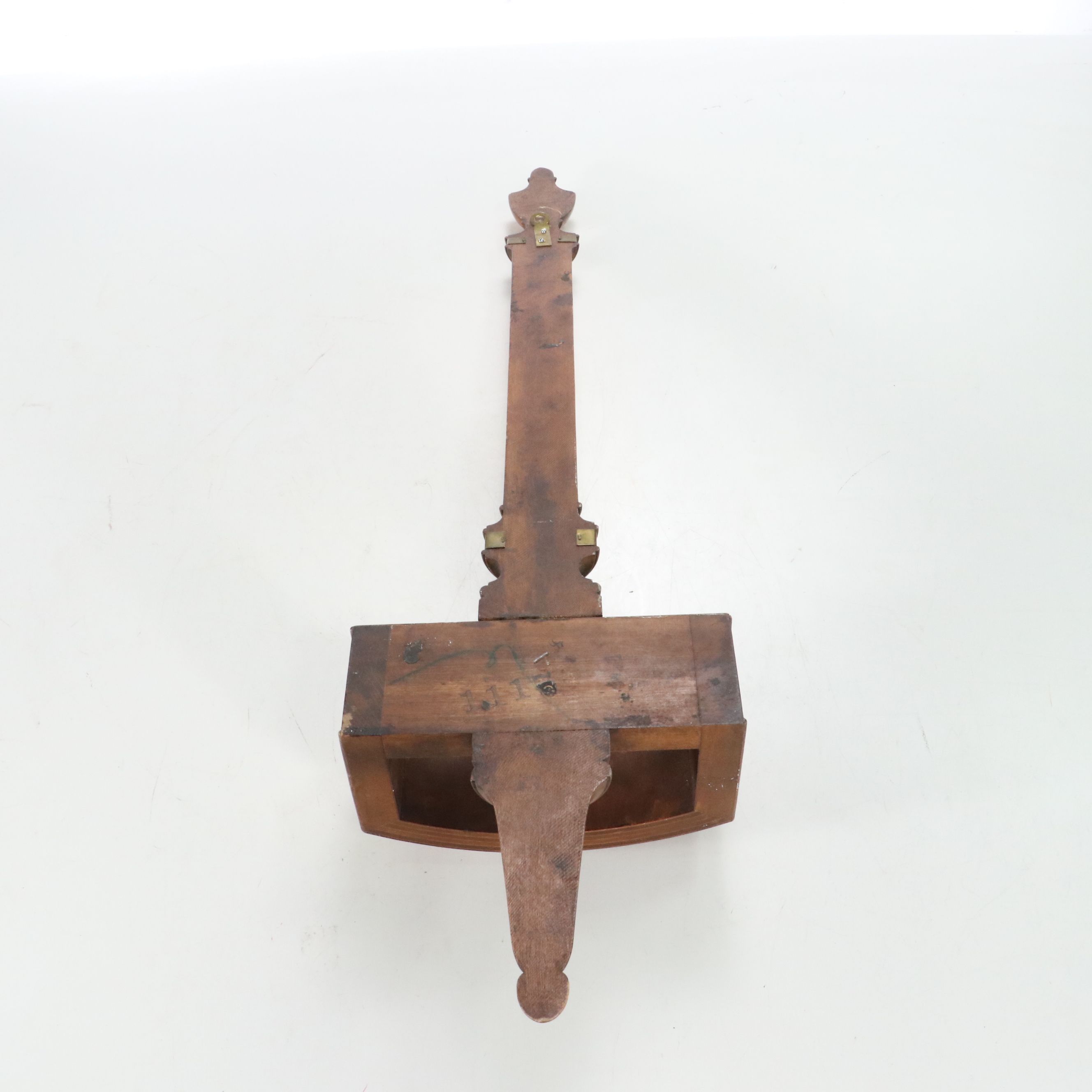 Mid Century Wooden Wall Hanging Planter