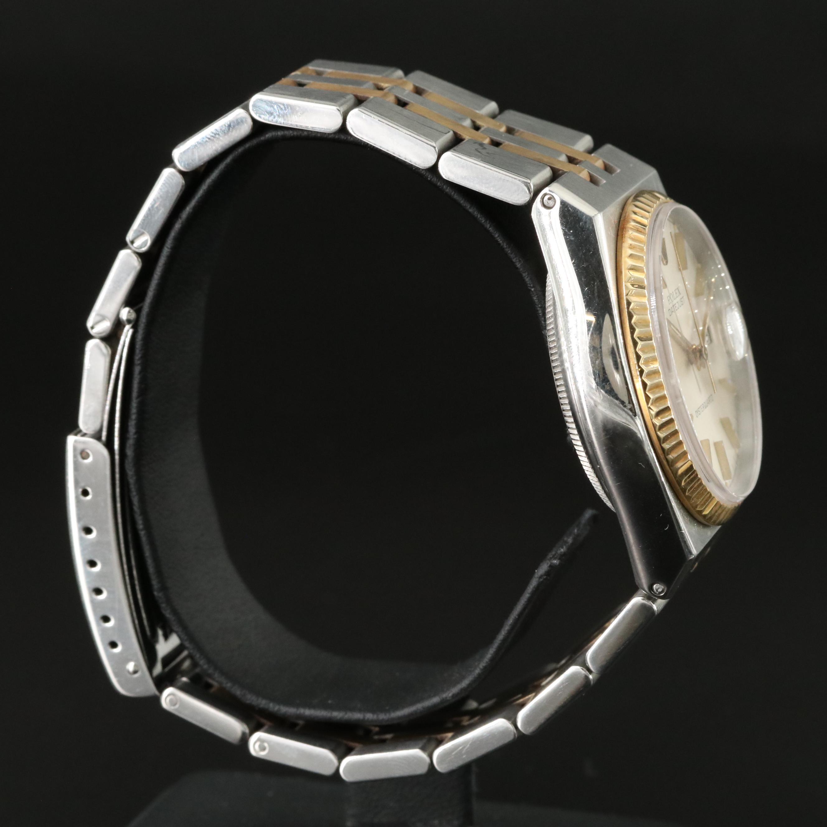 Rolex Datejust Oysterquartz 17013 36mm 18K & Steel Quartz Watch c. 1979