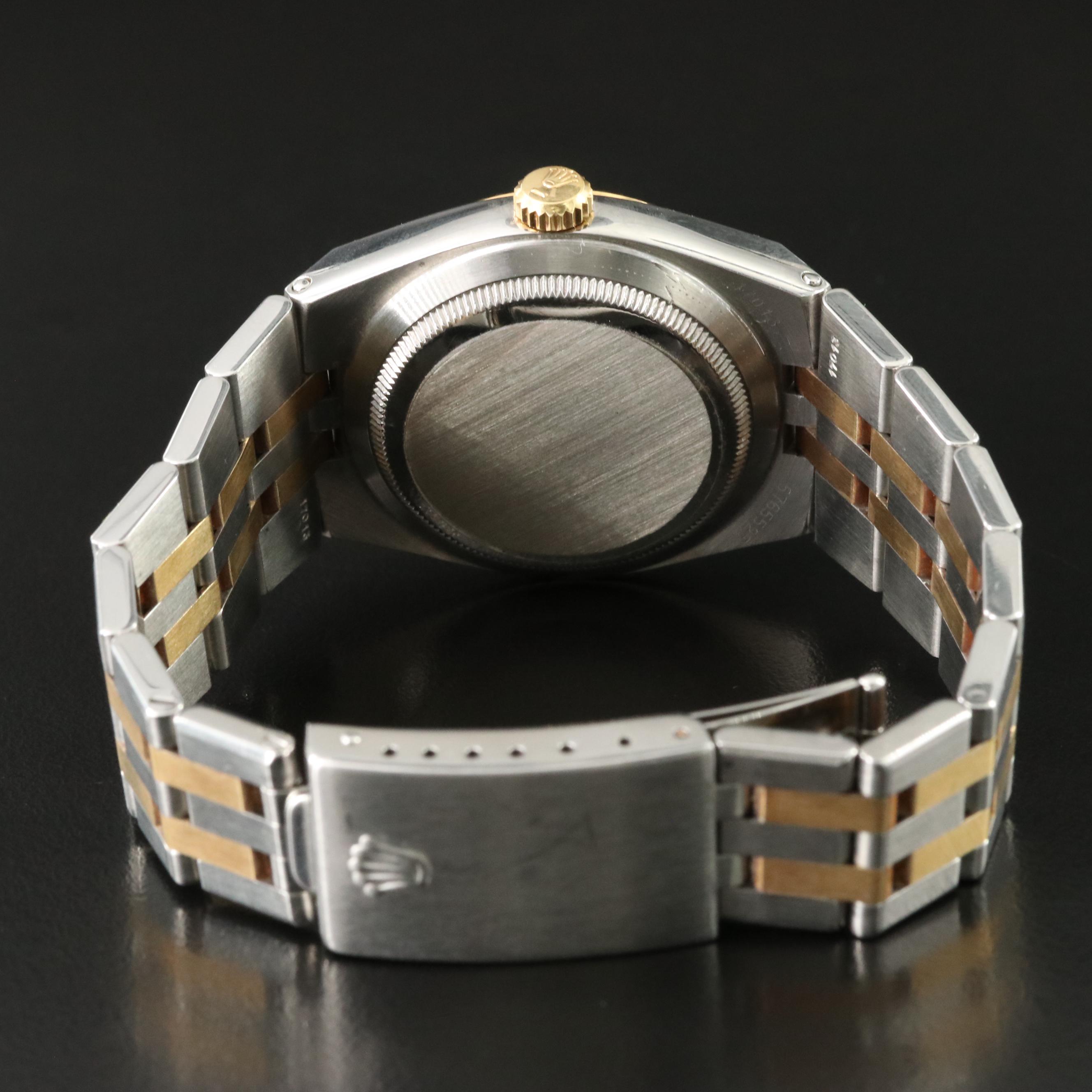 Rolex Datejust Oysterquartz 17013 36mm 18K & Steel Quartz Watch c. 1979