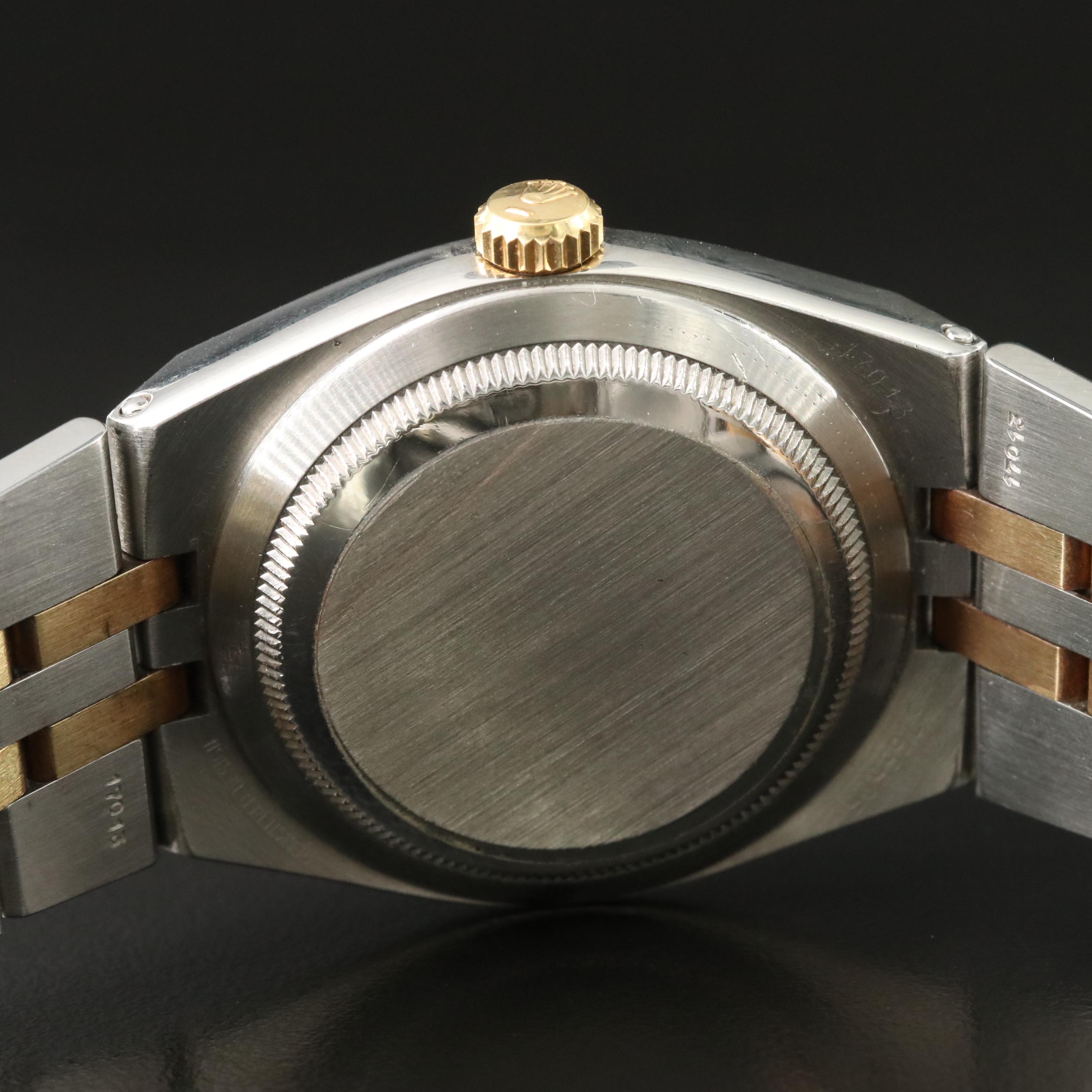 Rolex Datejust Oysterquartz 17013 36mm 18K & Steel Quartz Watch c. 1979