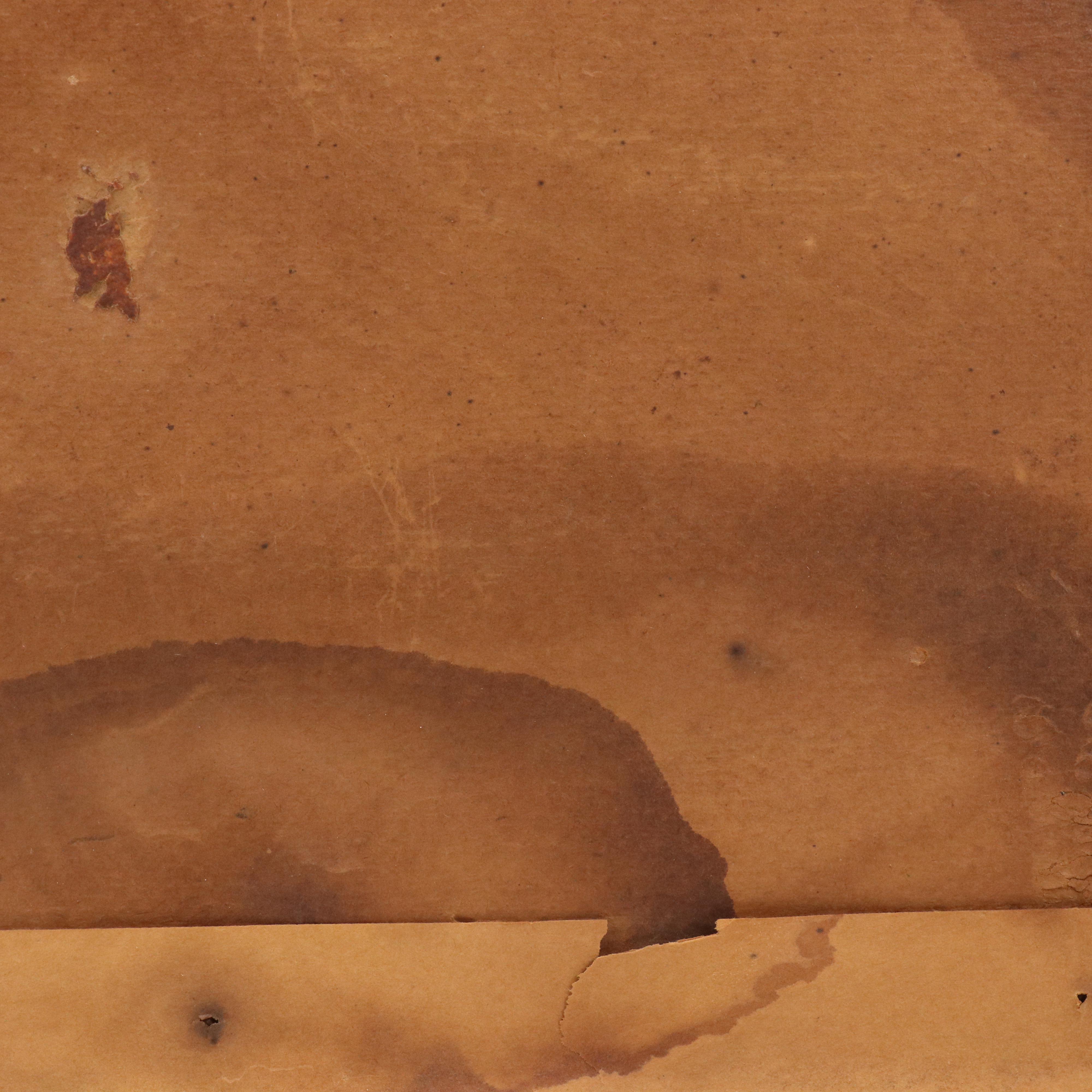 Woven Tapestry with French Tavern Scene, Late 19th / Early 20th Century