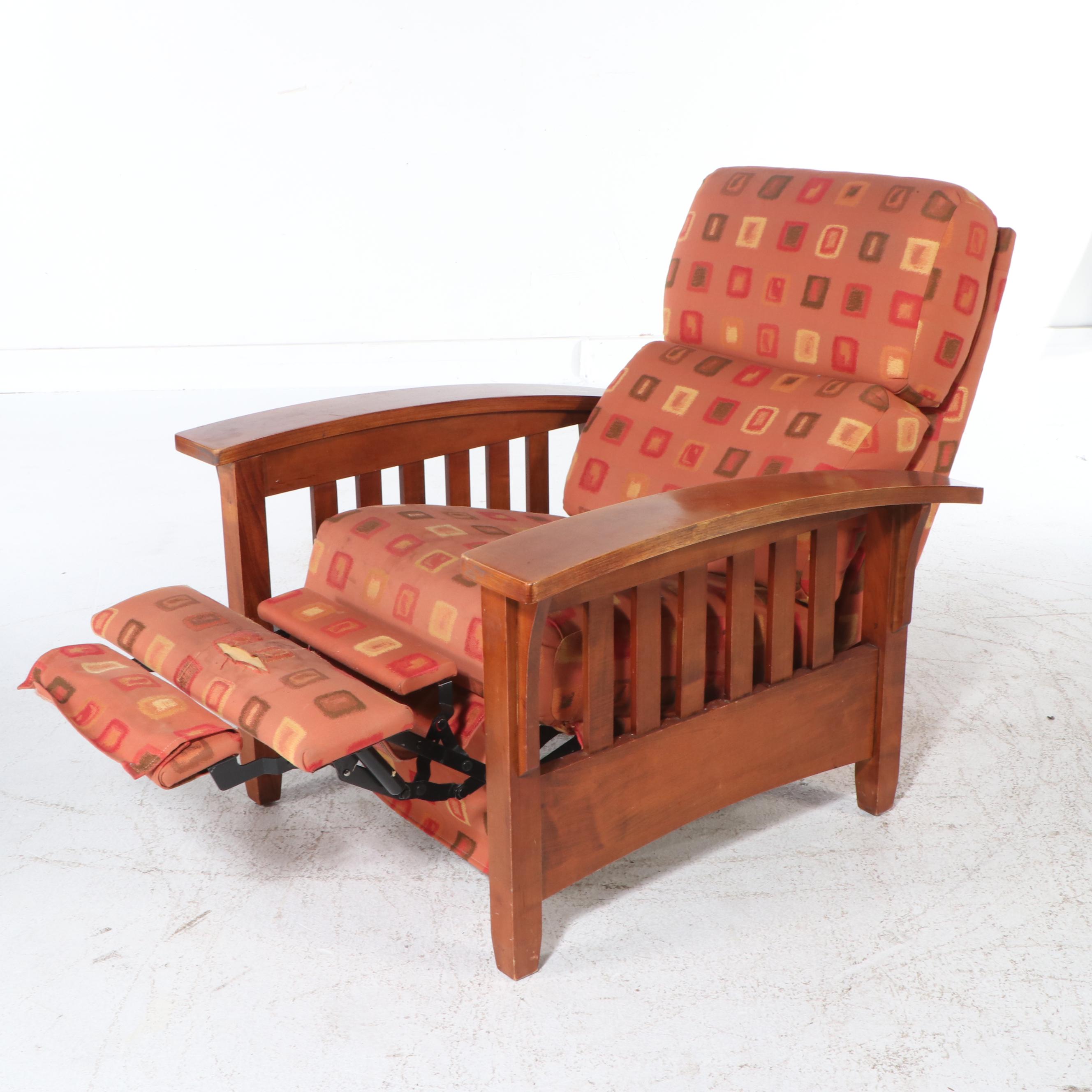 Mission Style Walnut Recliner