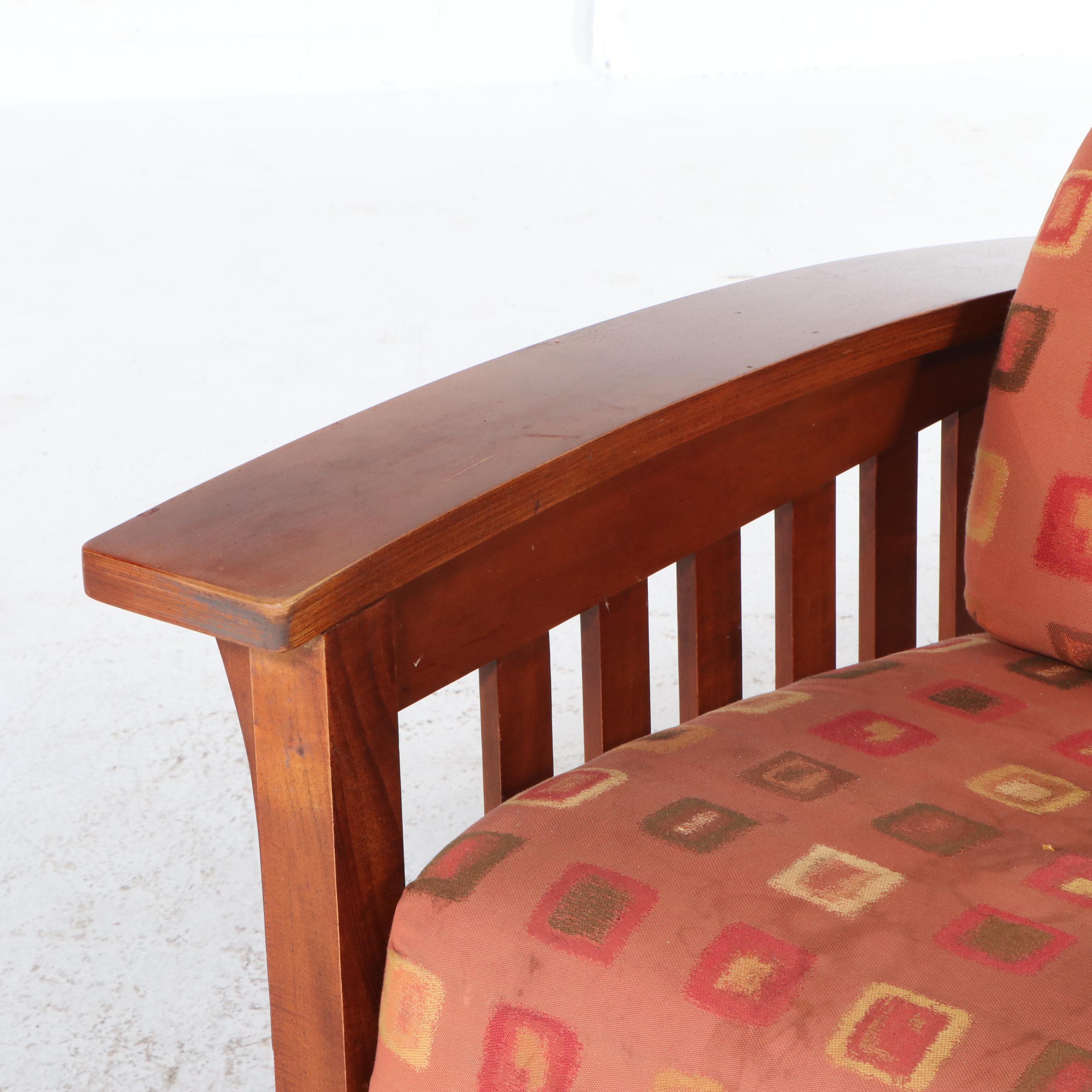 Mission Style Walnut Recliner