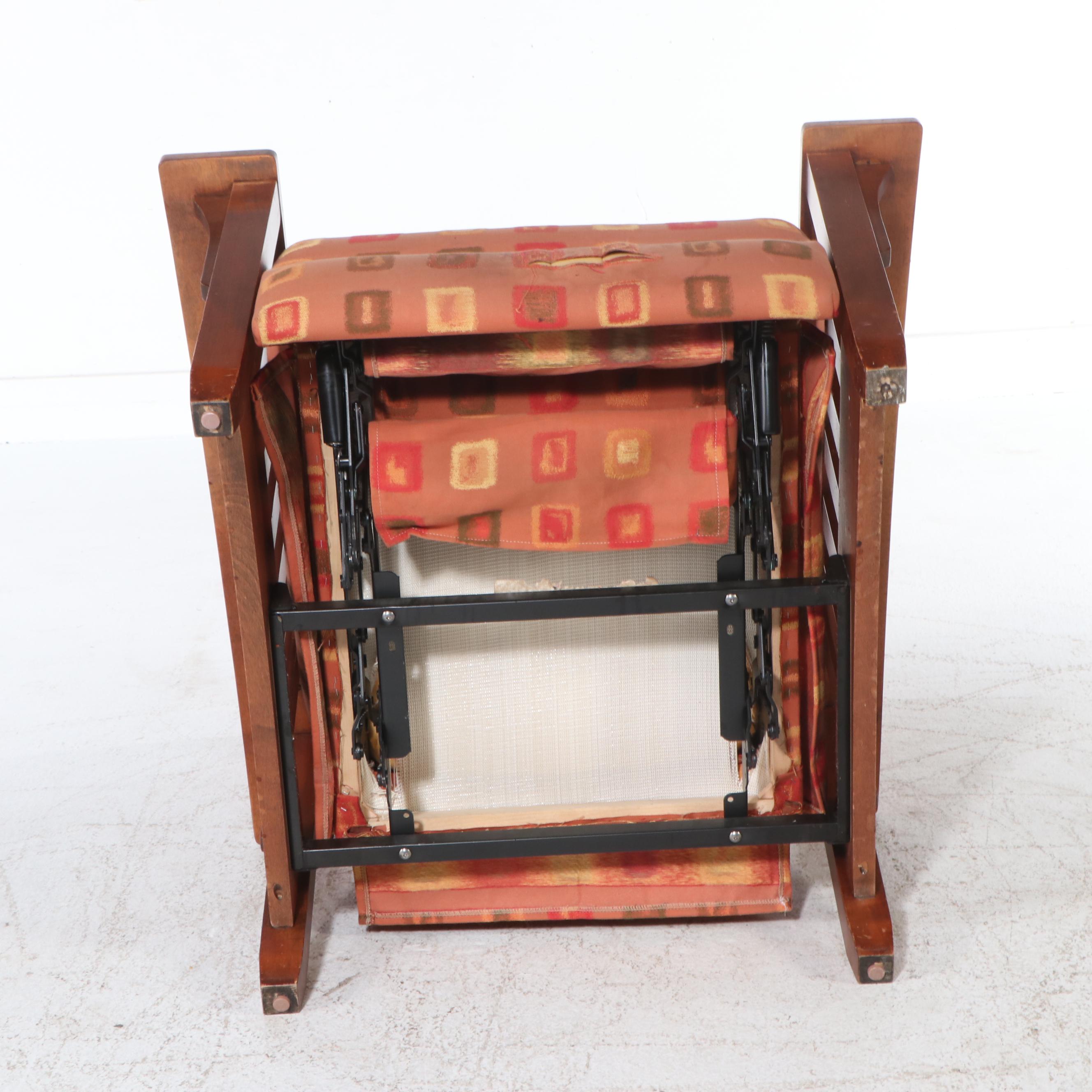 Mission Style Walnut Recliner