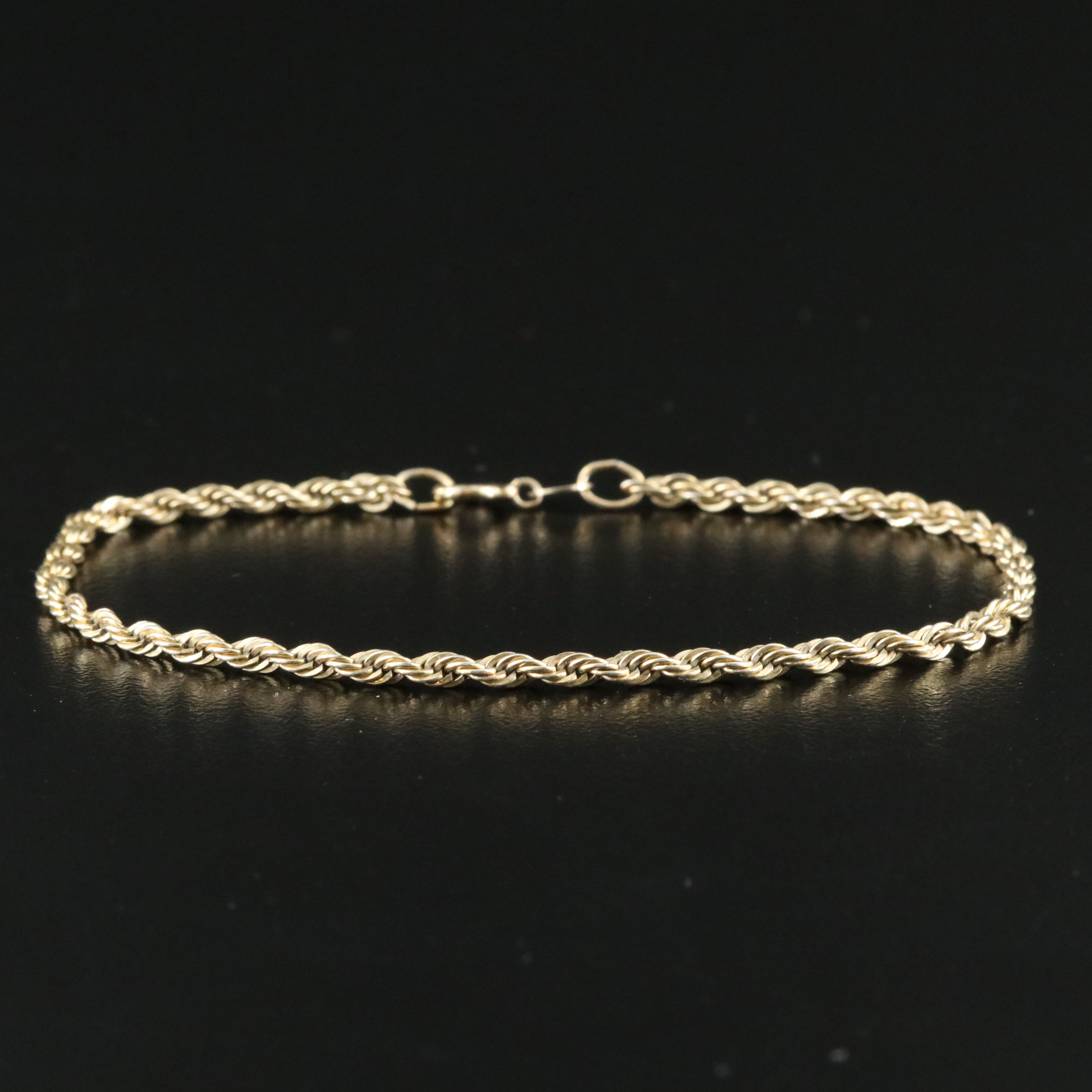 Danecraft Sterling Braided Rope Bracelet