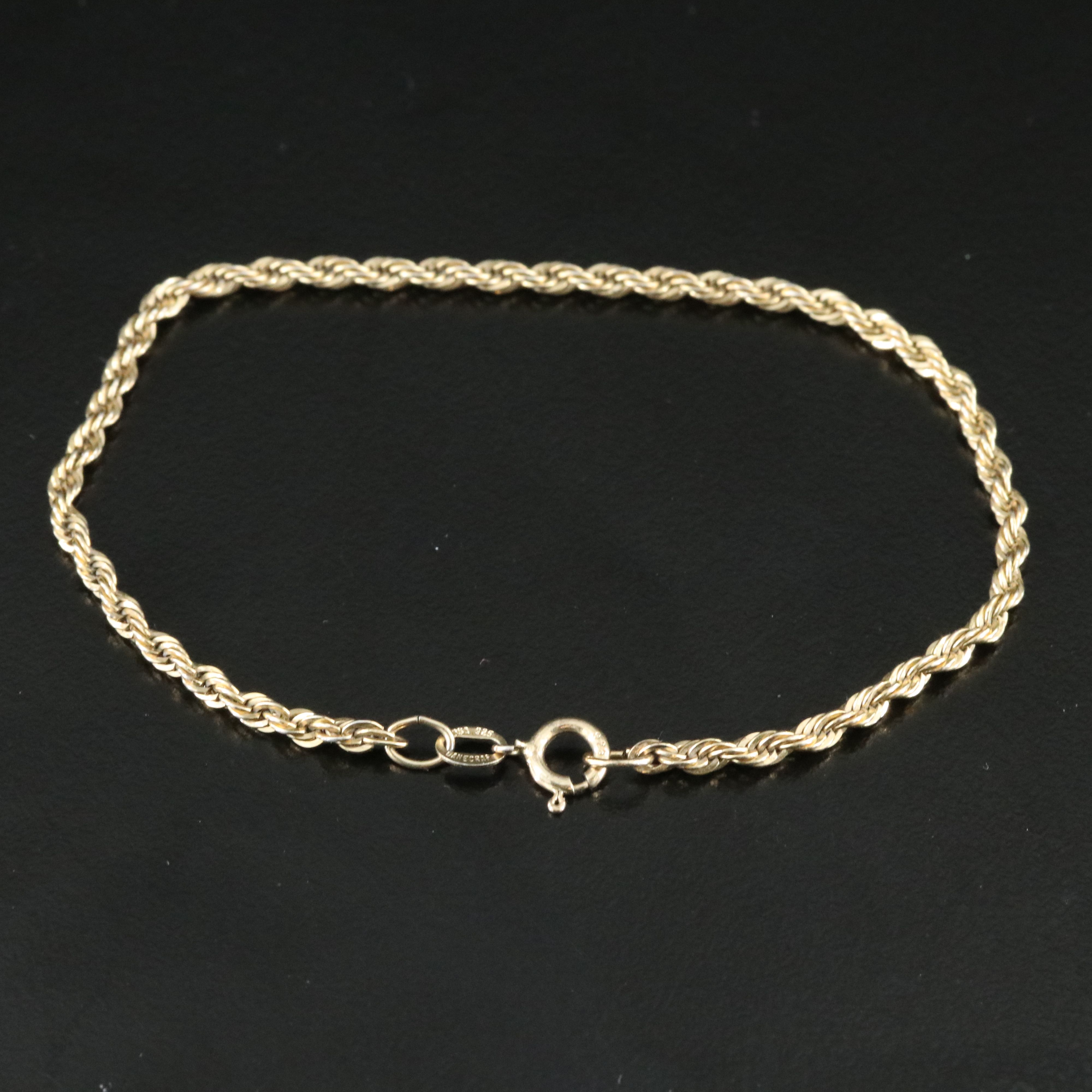 Danecraft Sterling Braided Rope Bracelet