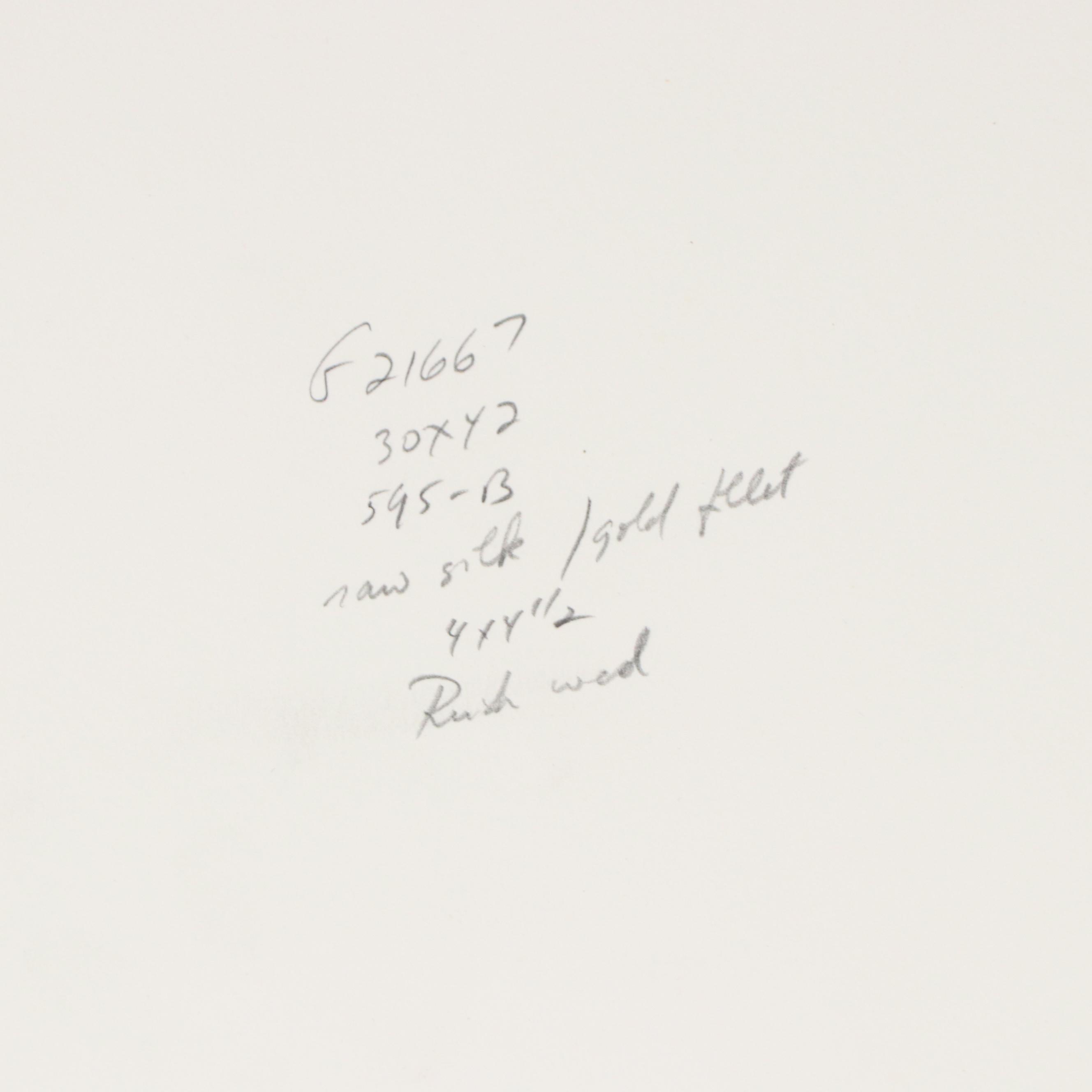 Charcoal Drawing Attributed to Arthur B. Davies of Tambourine Player