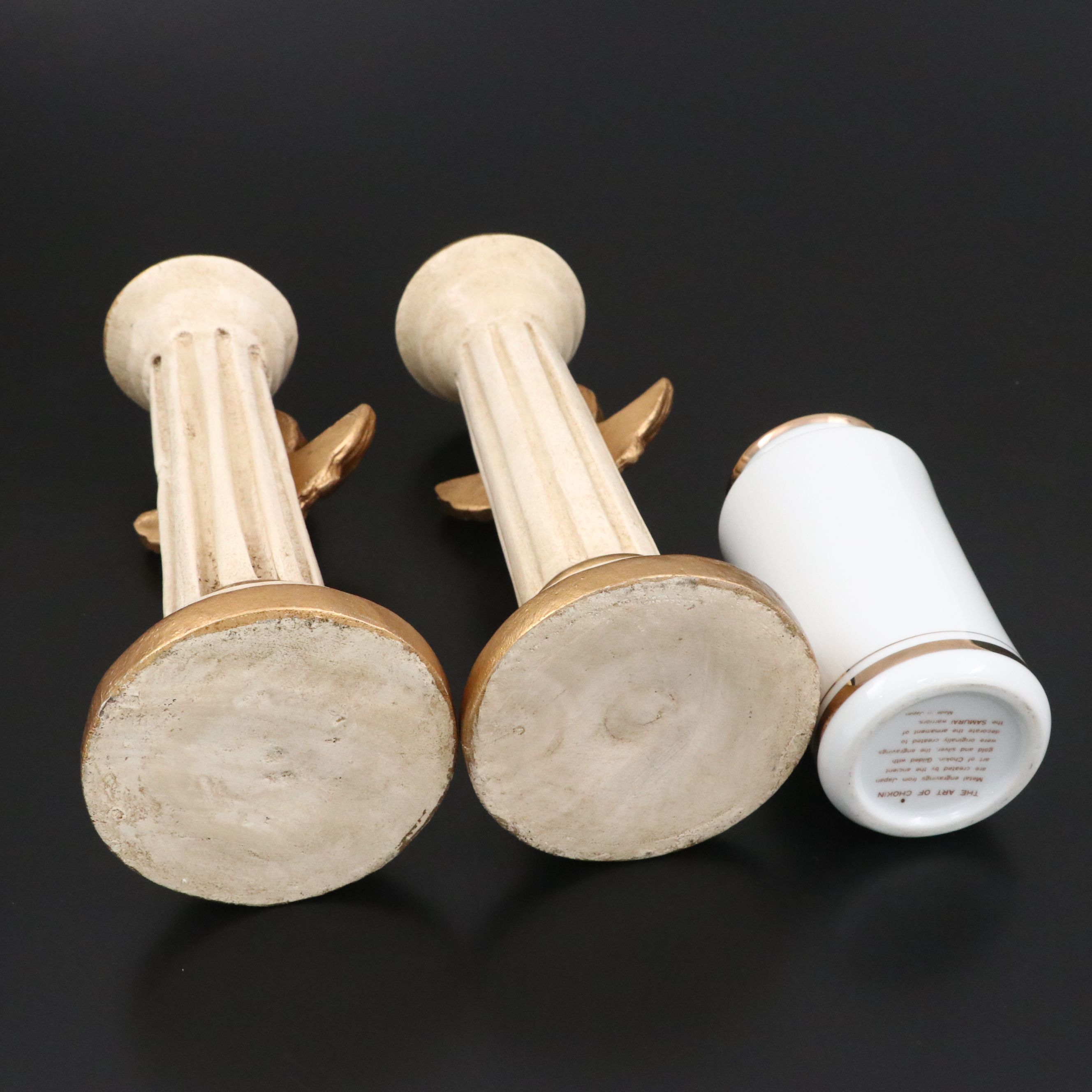 Japanese Chokin Vase with Royal Tara Bowl and Other Tableware and Décor