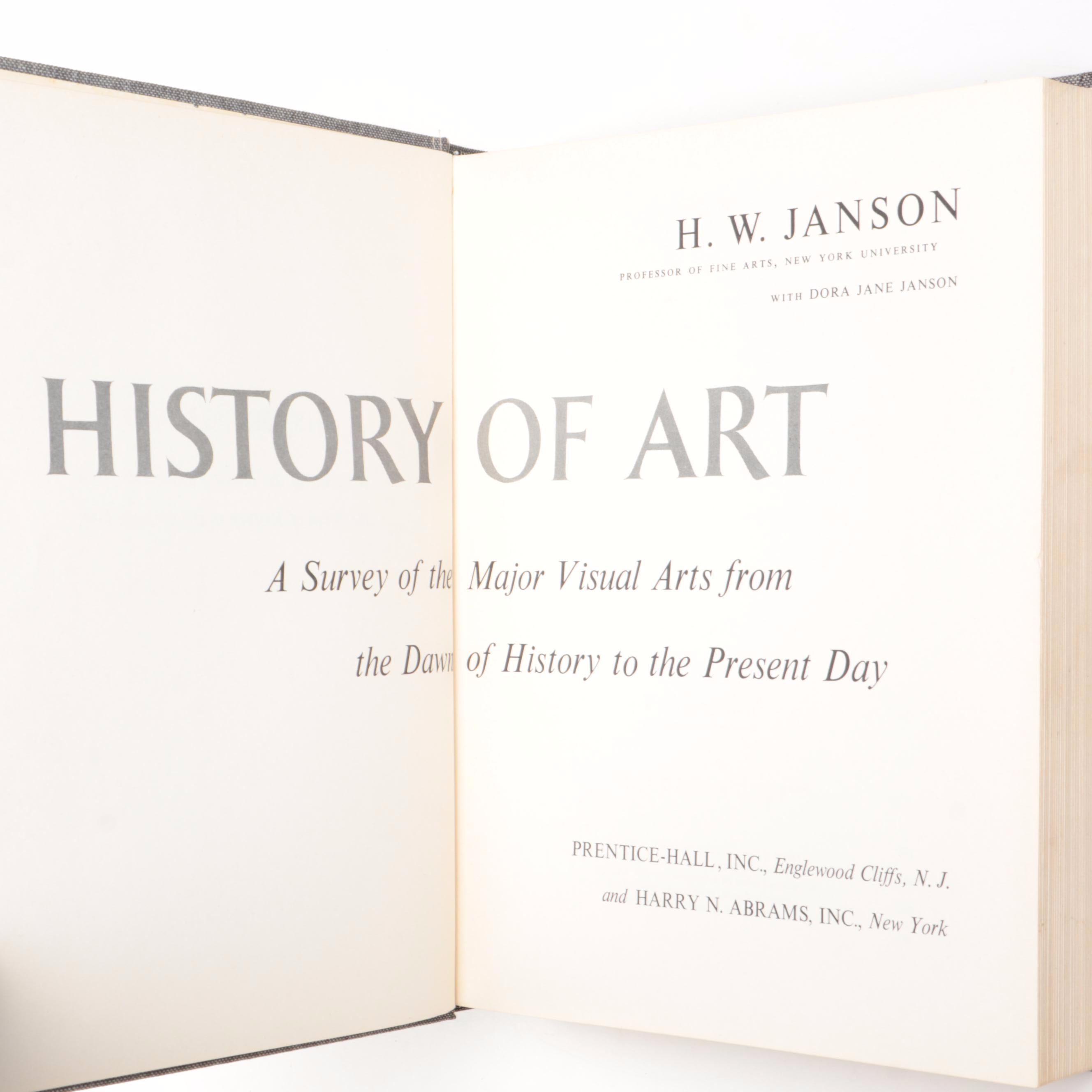 "History of Art," "History of Modern Art," and More Art History Books