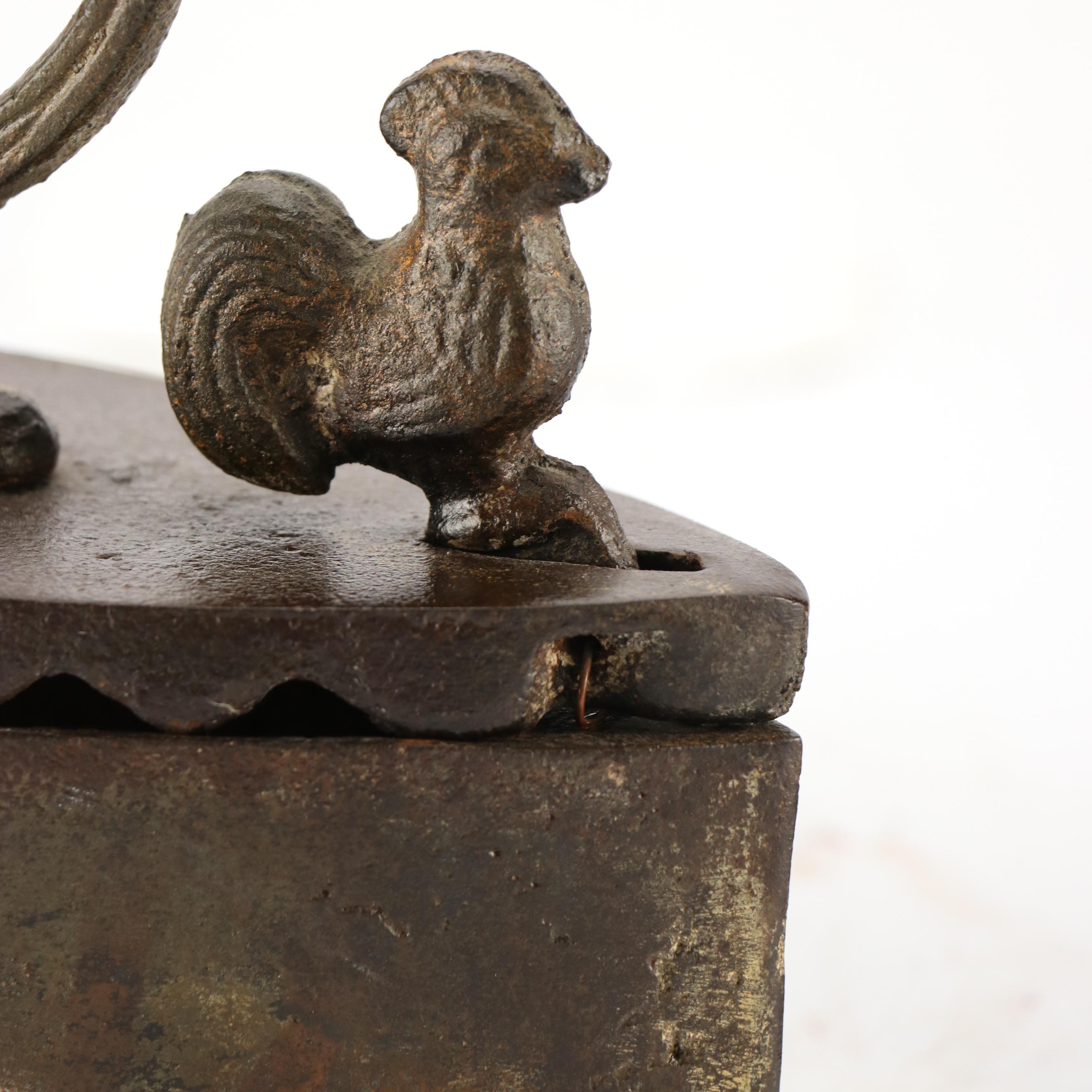 Antique Sad Irons with Wooden Handles