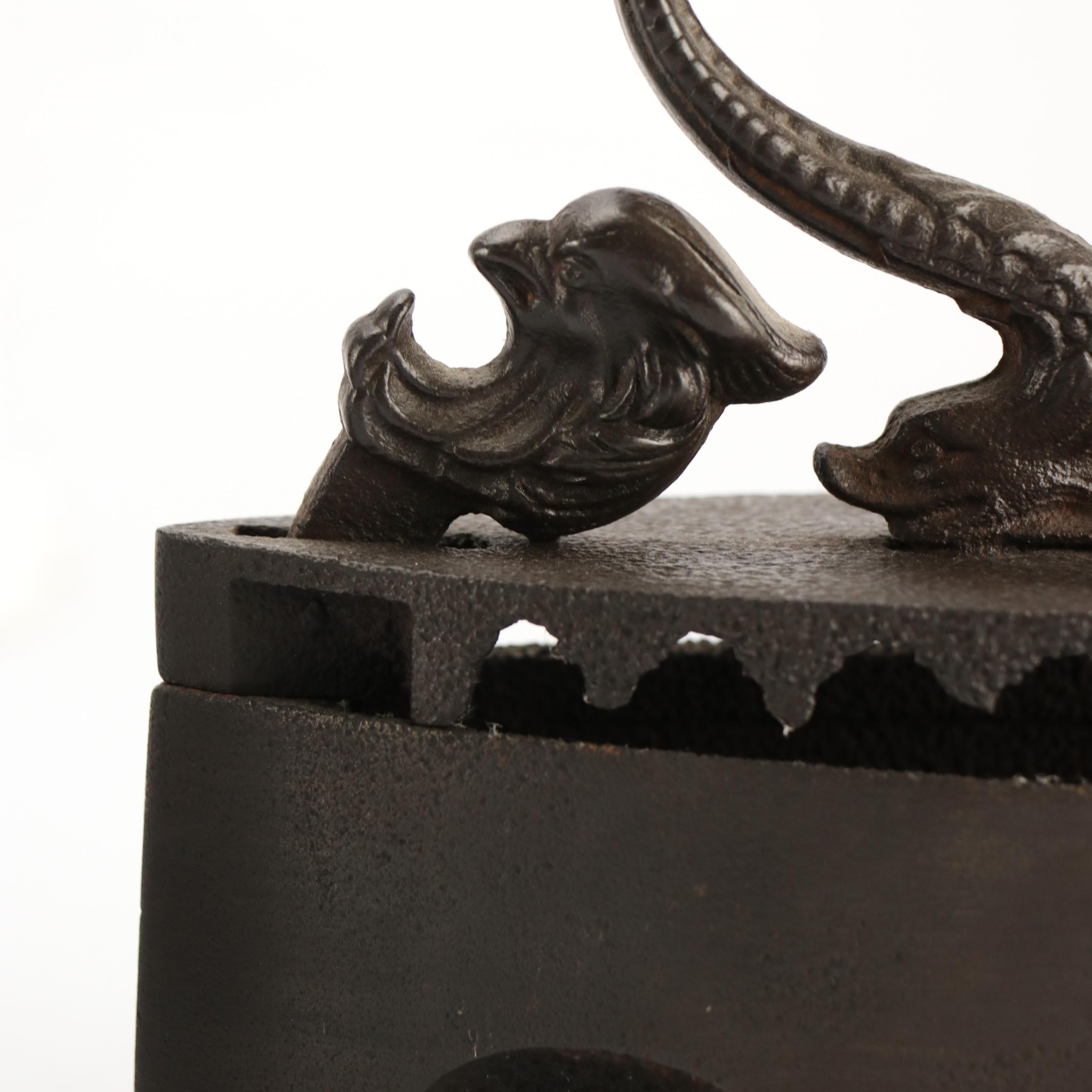 Antique Sad Irons with Wooden Handles