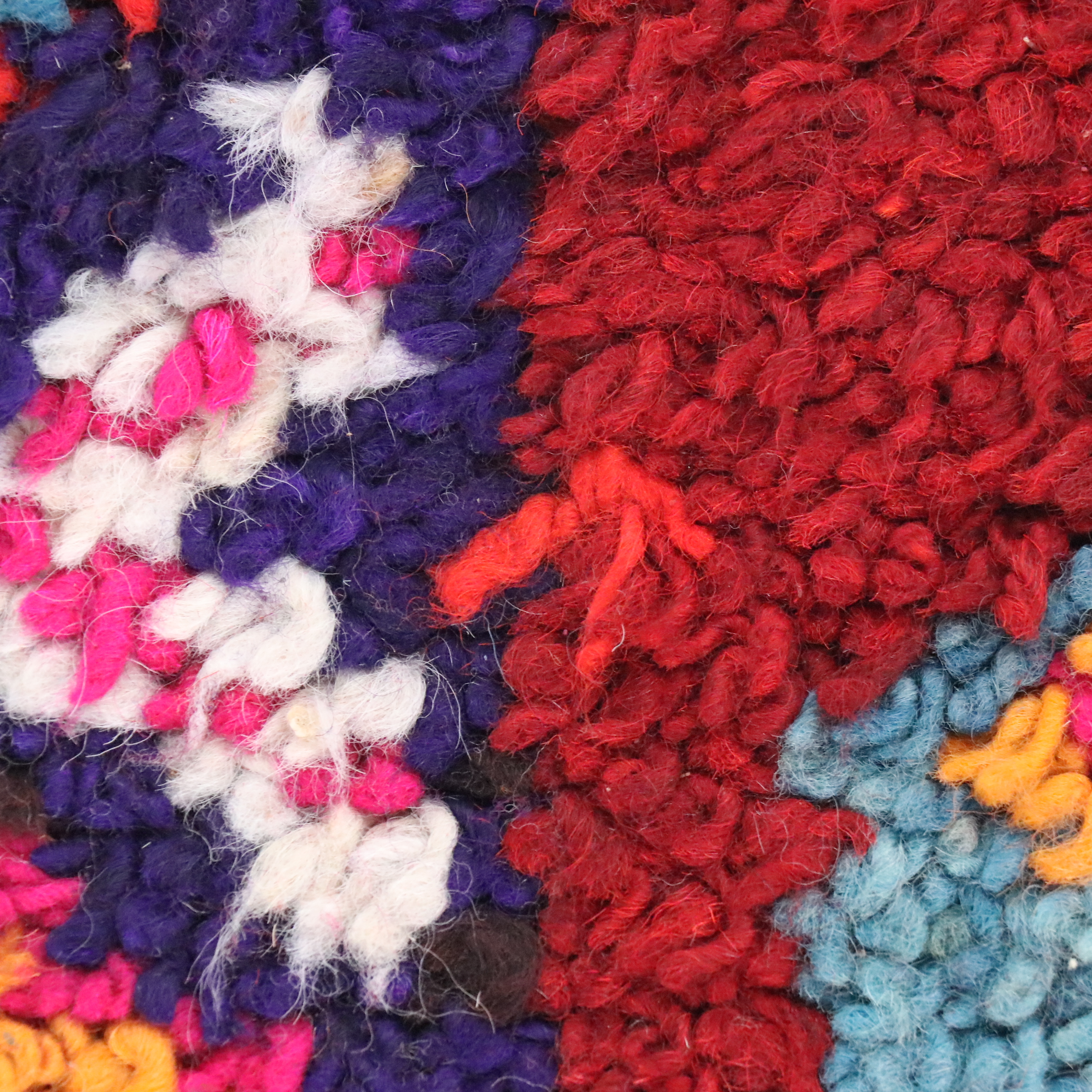 2'10 x 10' Hand-Knotted Moroccan Berber Carpet Runner Long Rug