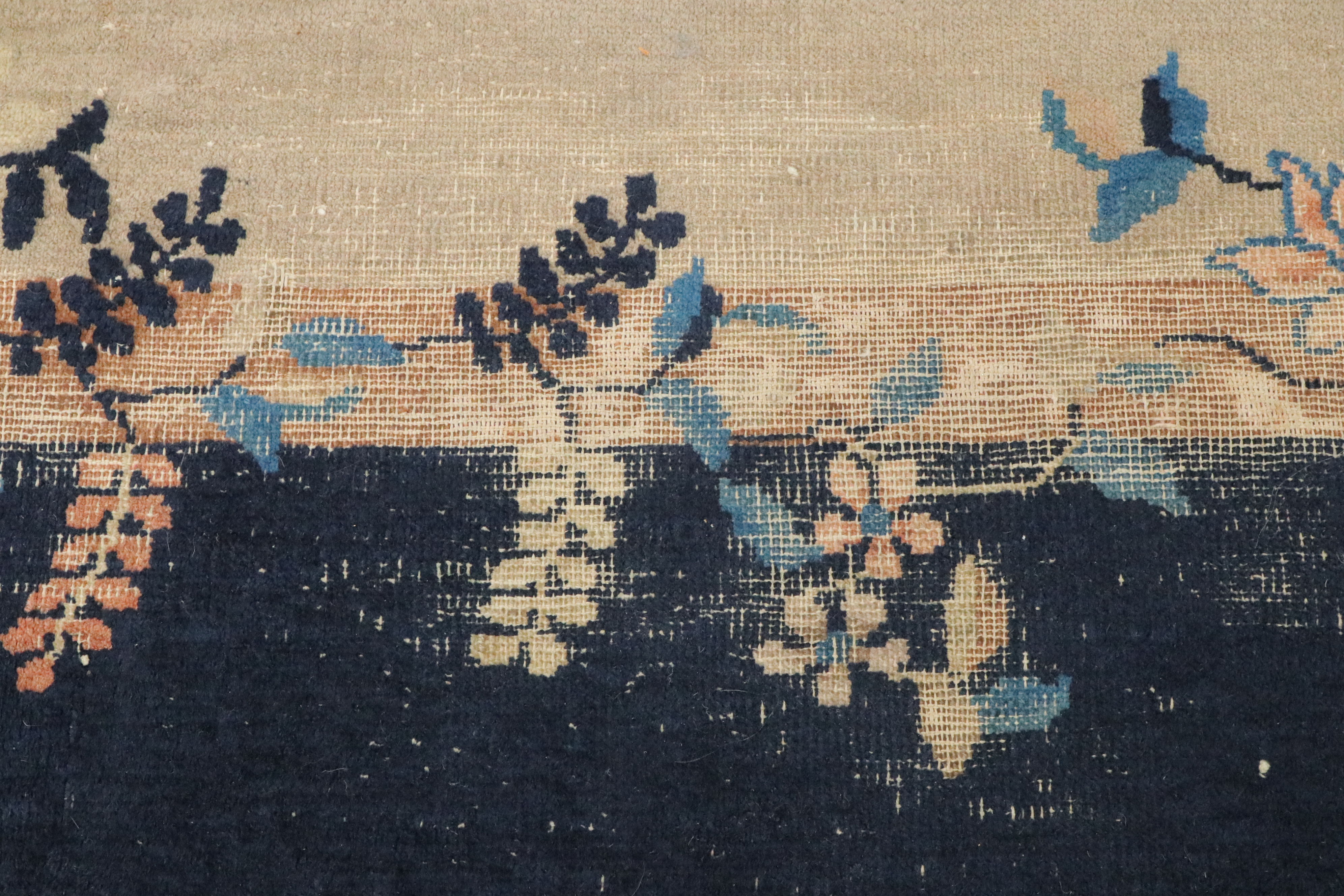 9'4 x 14'6 Hand-Knotted Nepali-Chinese Art Nichols Style Room Sized Rug