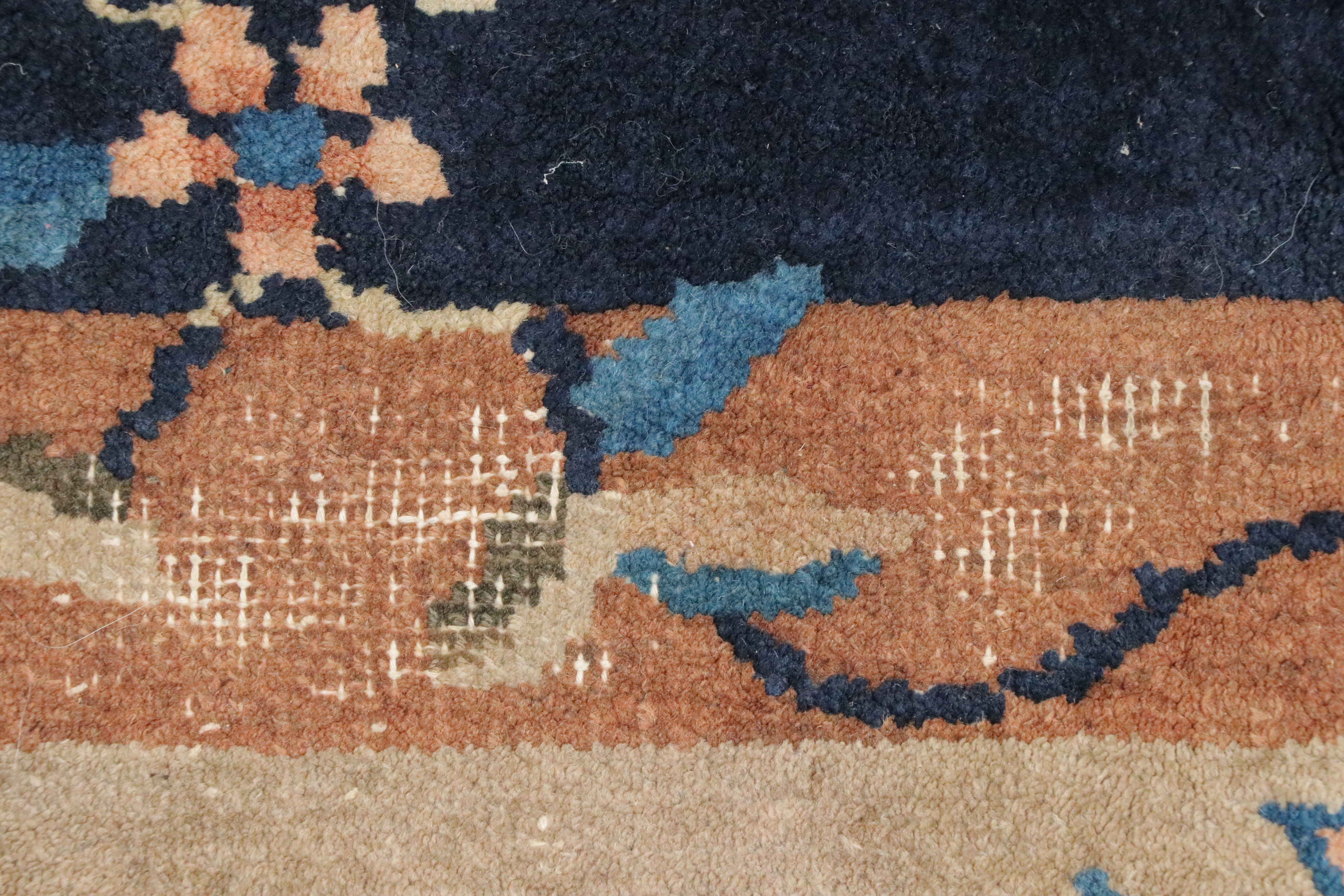 9'4 x 14'6 Hand-Knotted Nepali-Chinese Art Nichols Style Room Sized Rug