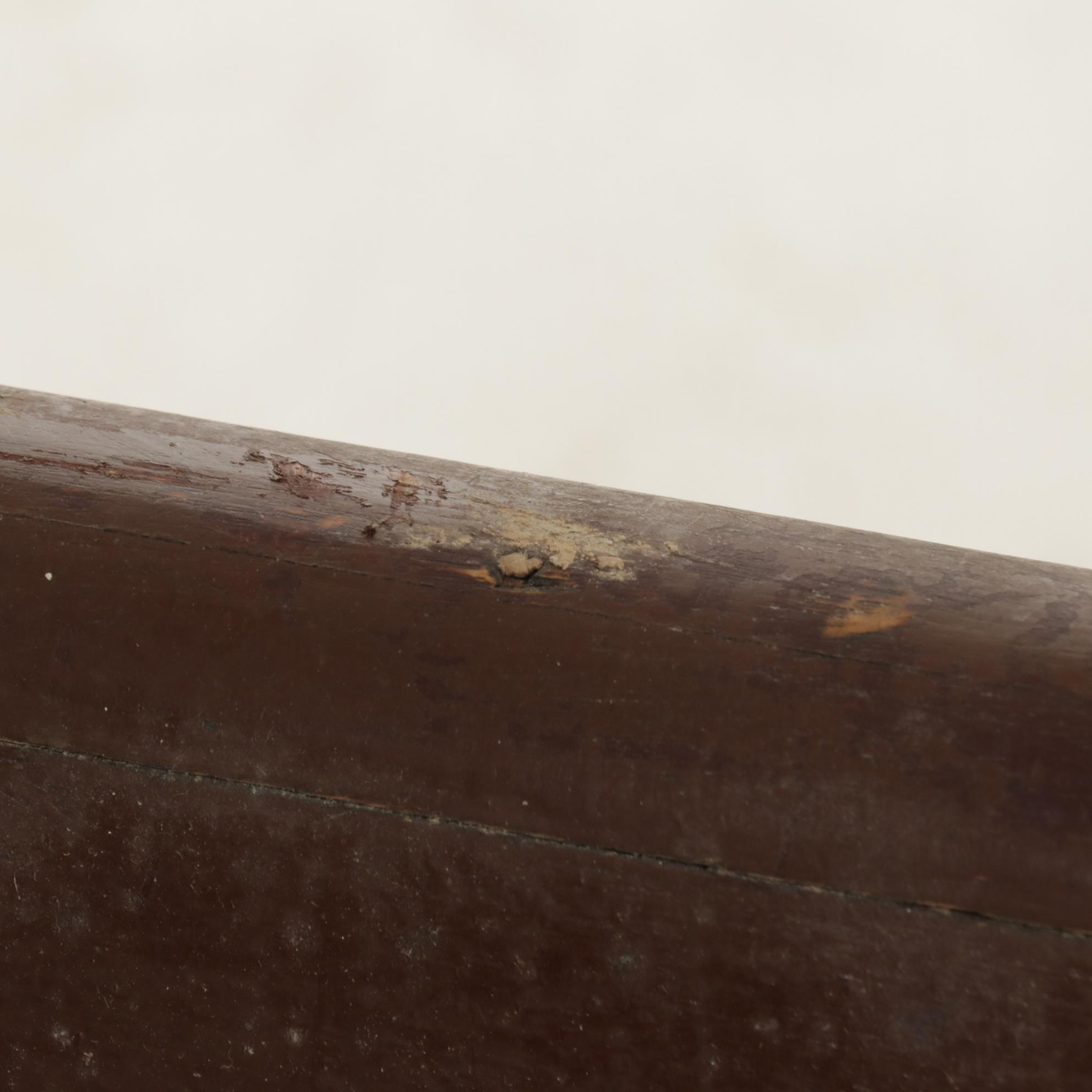 Painted Wood Church Pew, Mid to Late 20th Century