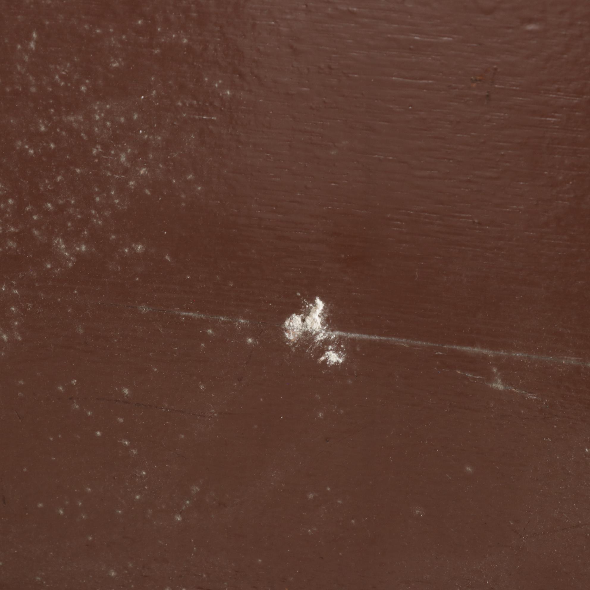 Painted Wood Church Pew, Mid to Late 20th Century