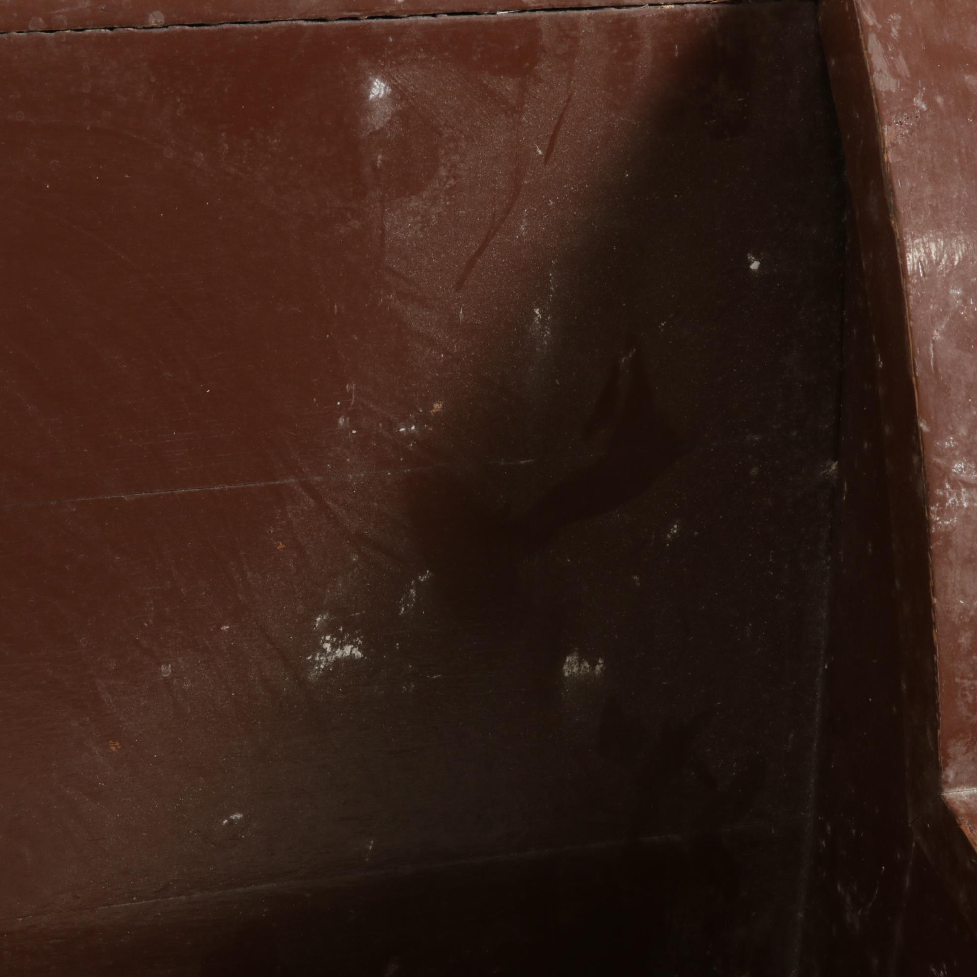 Painted Wood Church Pew, Mid to Late 20th Century