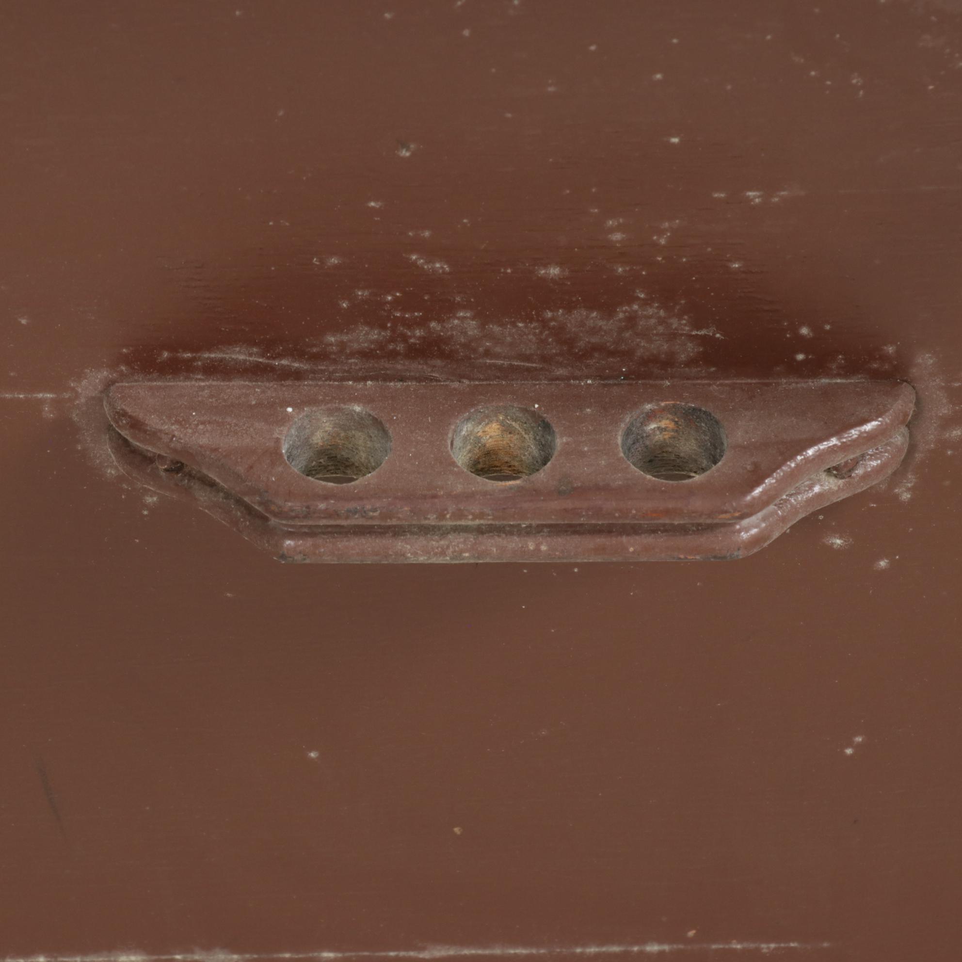 Painted Wood Church Pew, Mid to Late 20th Century