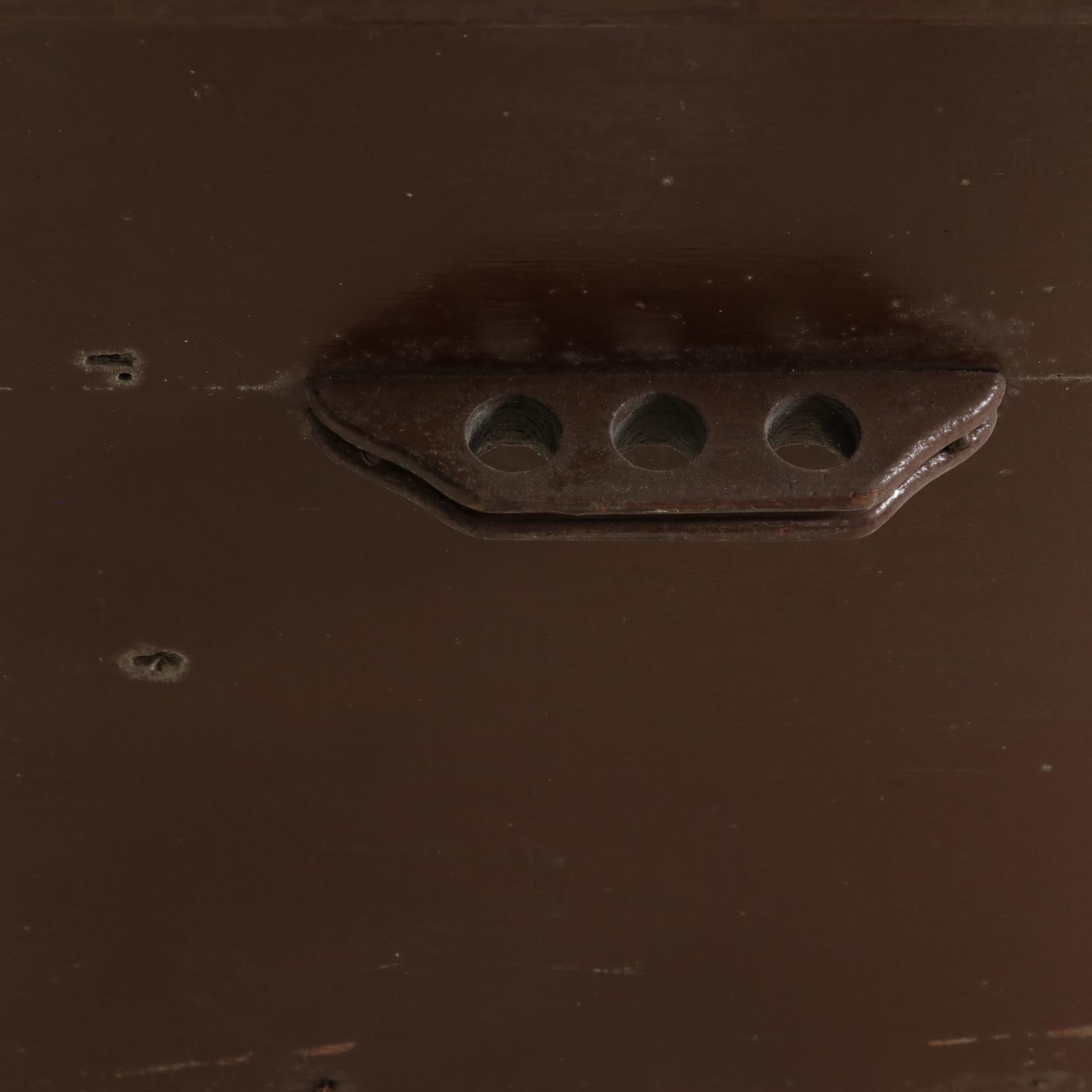 Painted Wood Church Pew, Mid to Late 20th Century