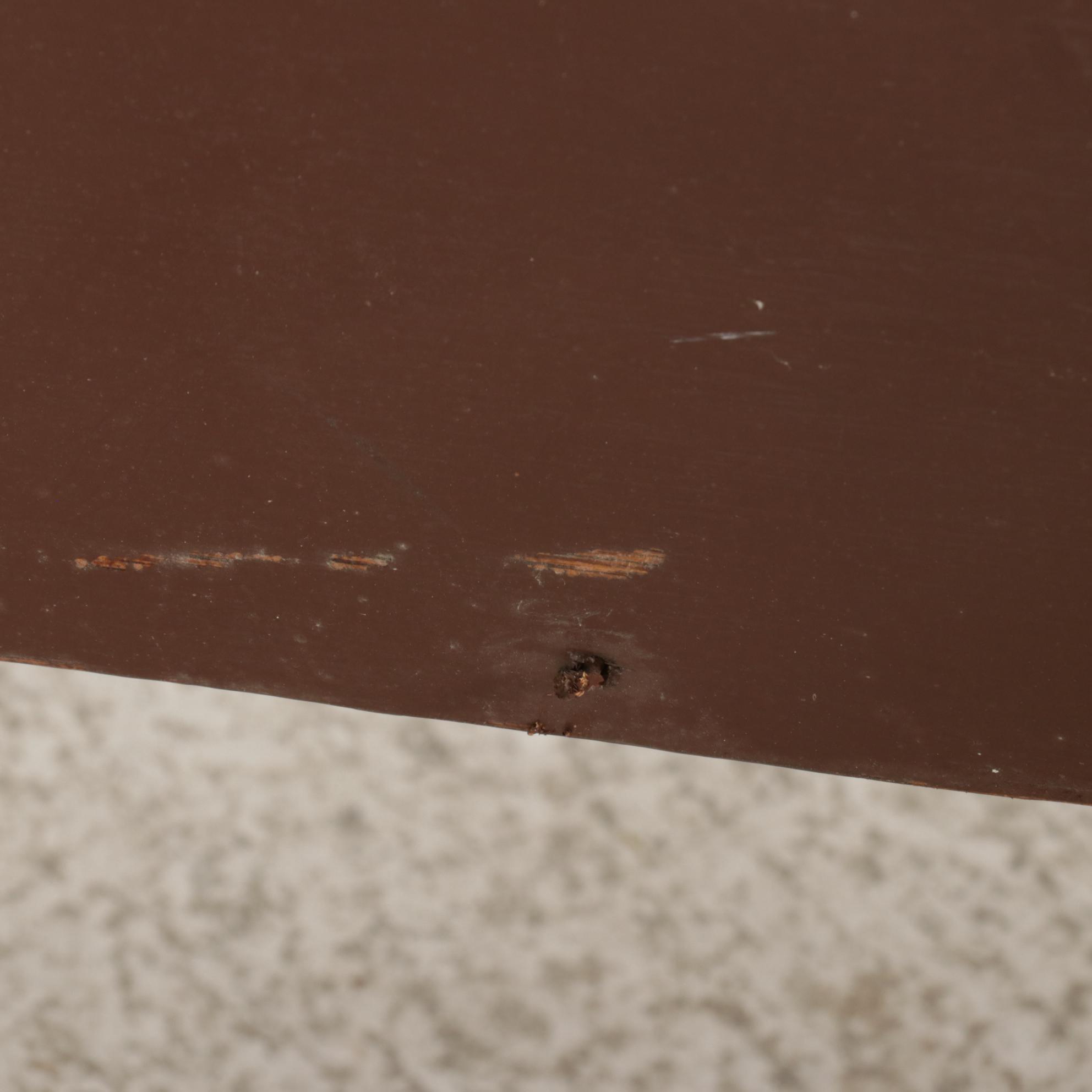 Painted Wood Church Pew, Mid to Late 20th Century