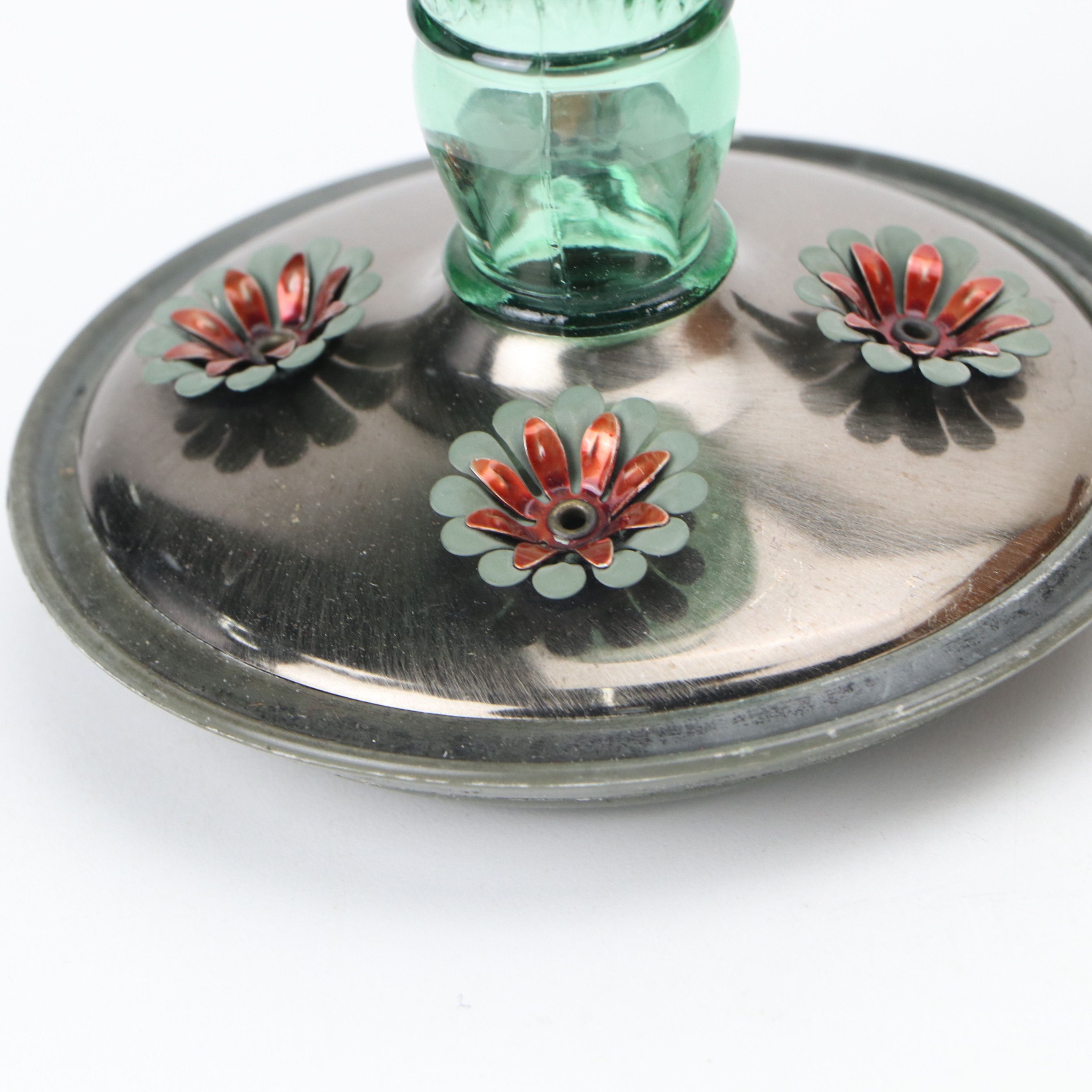 Alan Clark Handmade Wood Birdhouse with Summit Crows and Hummingbird Feeder