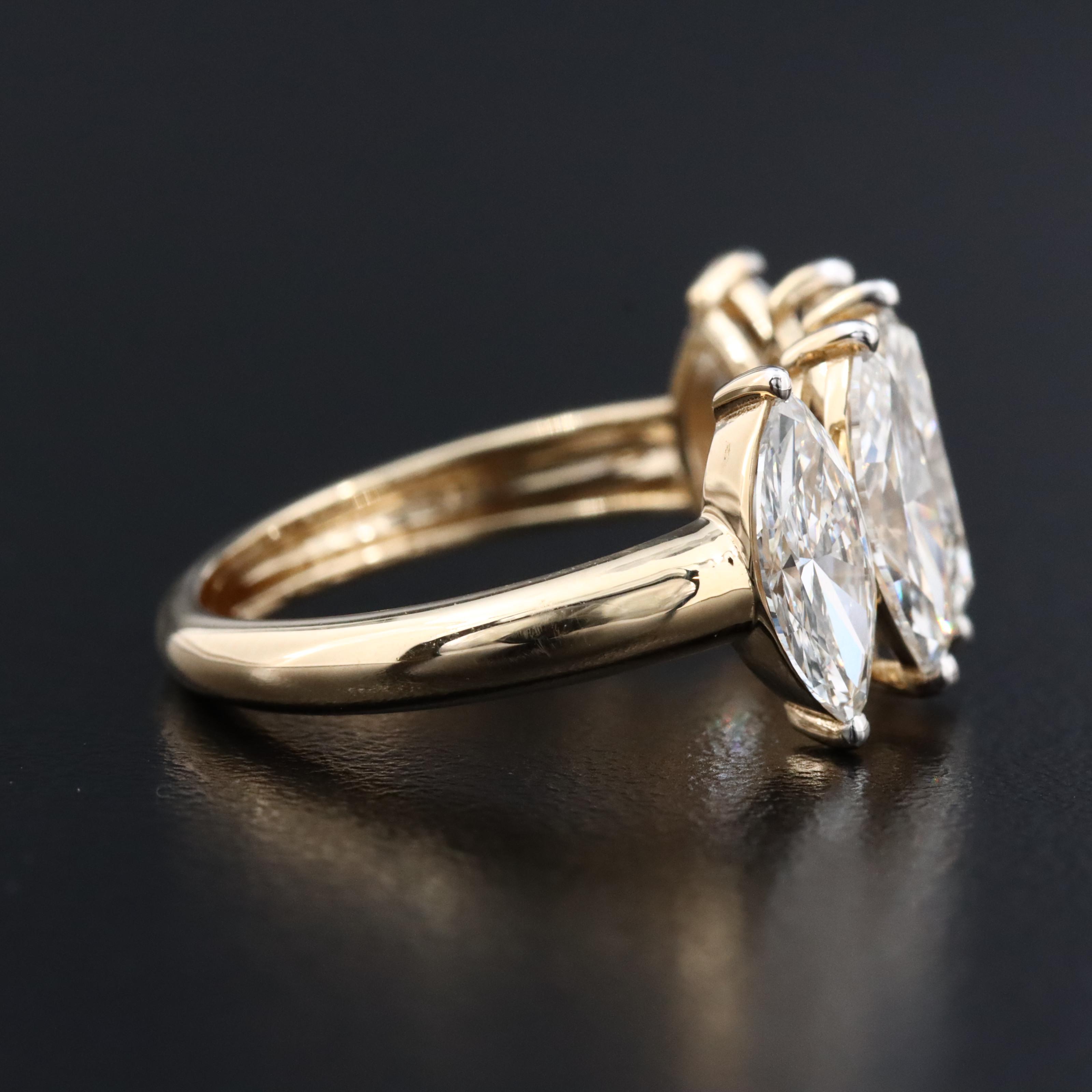 14K 3.00 CTW Lab Grown Diamond Ring