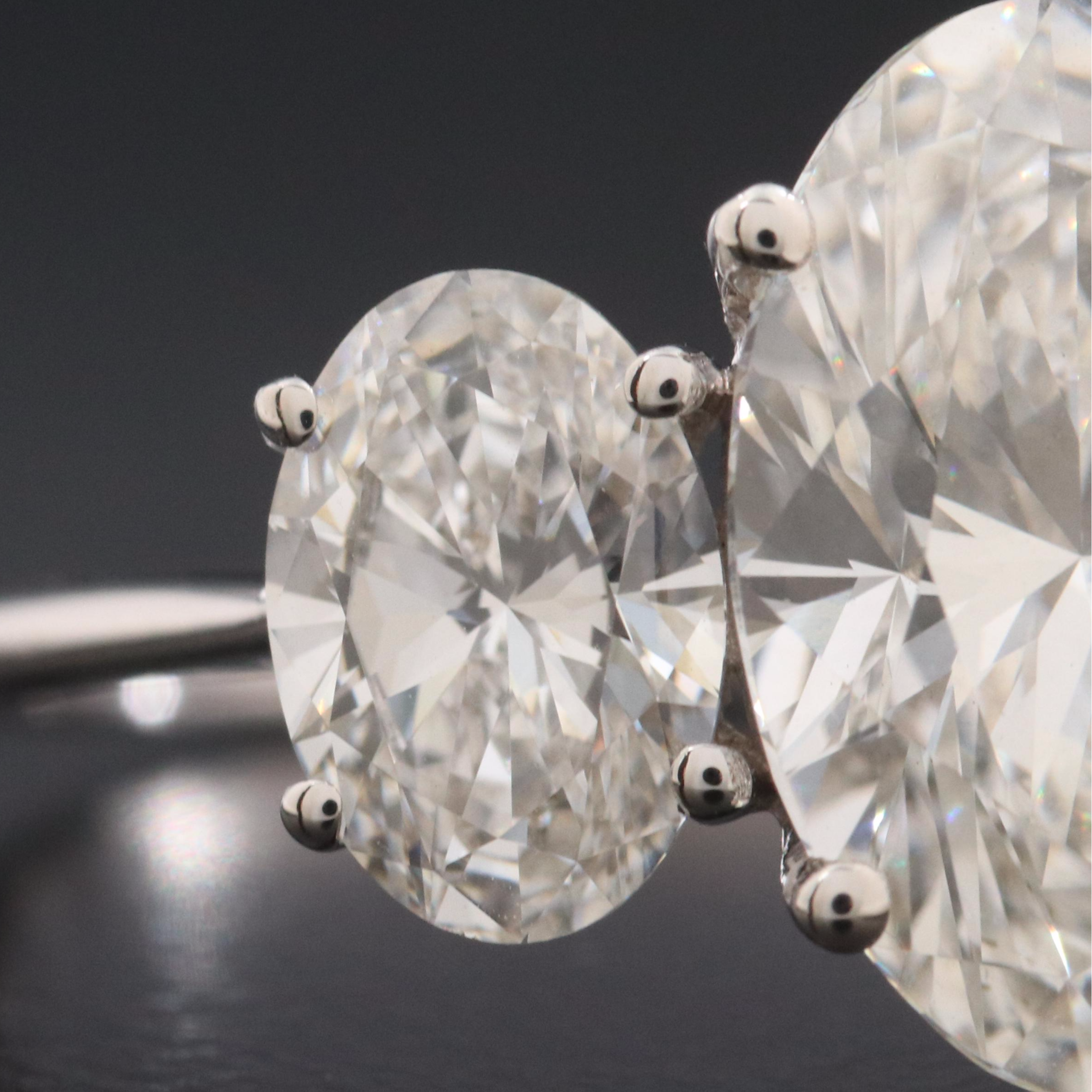 18K 7.12 Lab Grown Diamond Ring with Physical and Digital IGI Reports