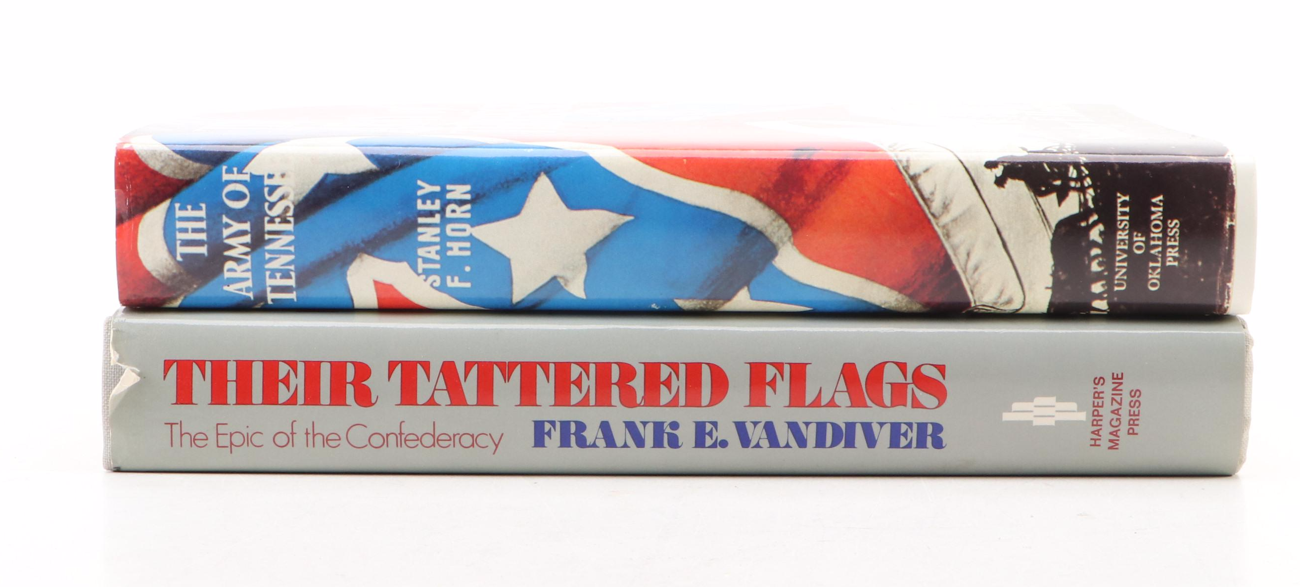 First Edition "Their Tattered Flags" by Frank E. Vandiver and More