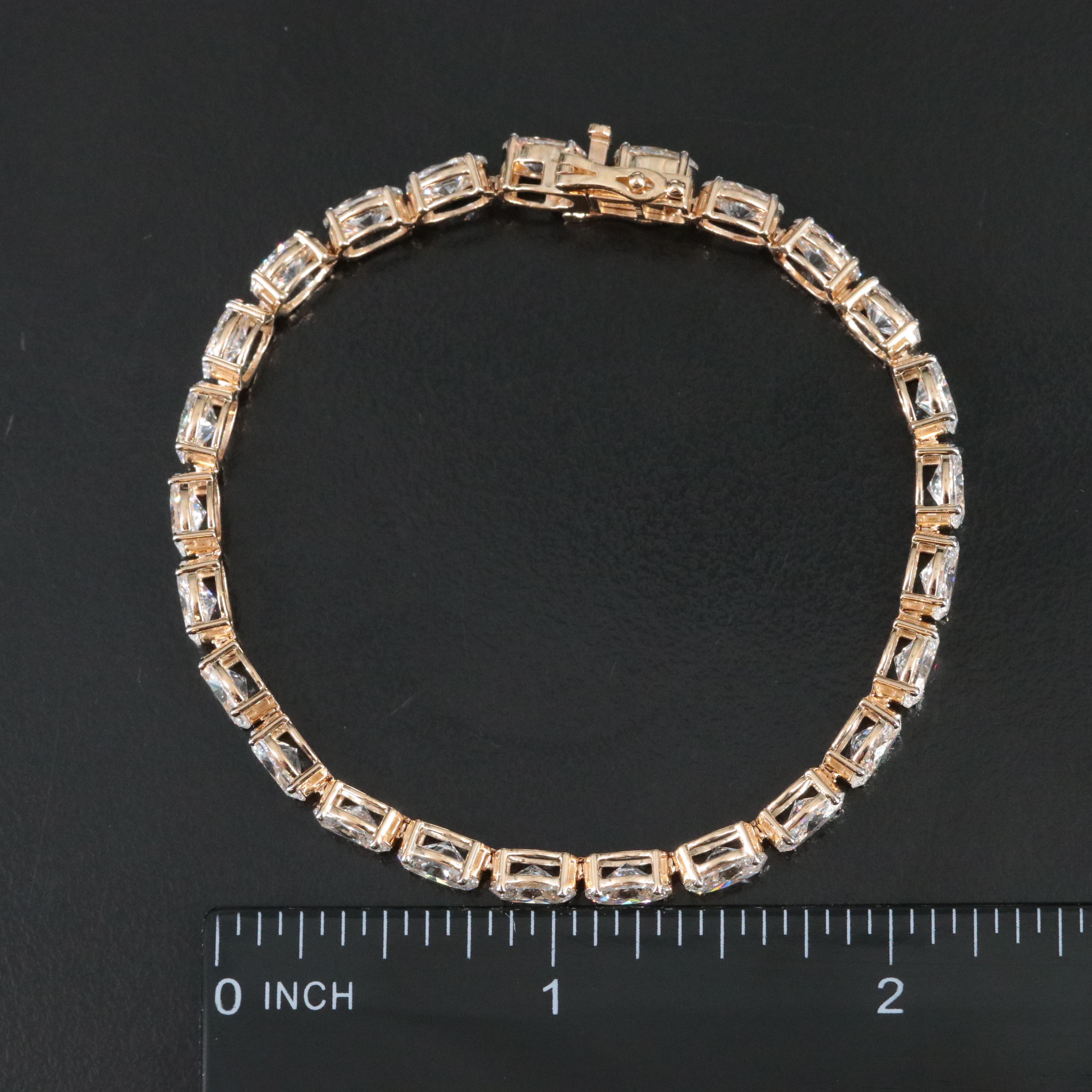 14K 13.29 CTW Lab Grown Diamond Line Bracelet