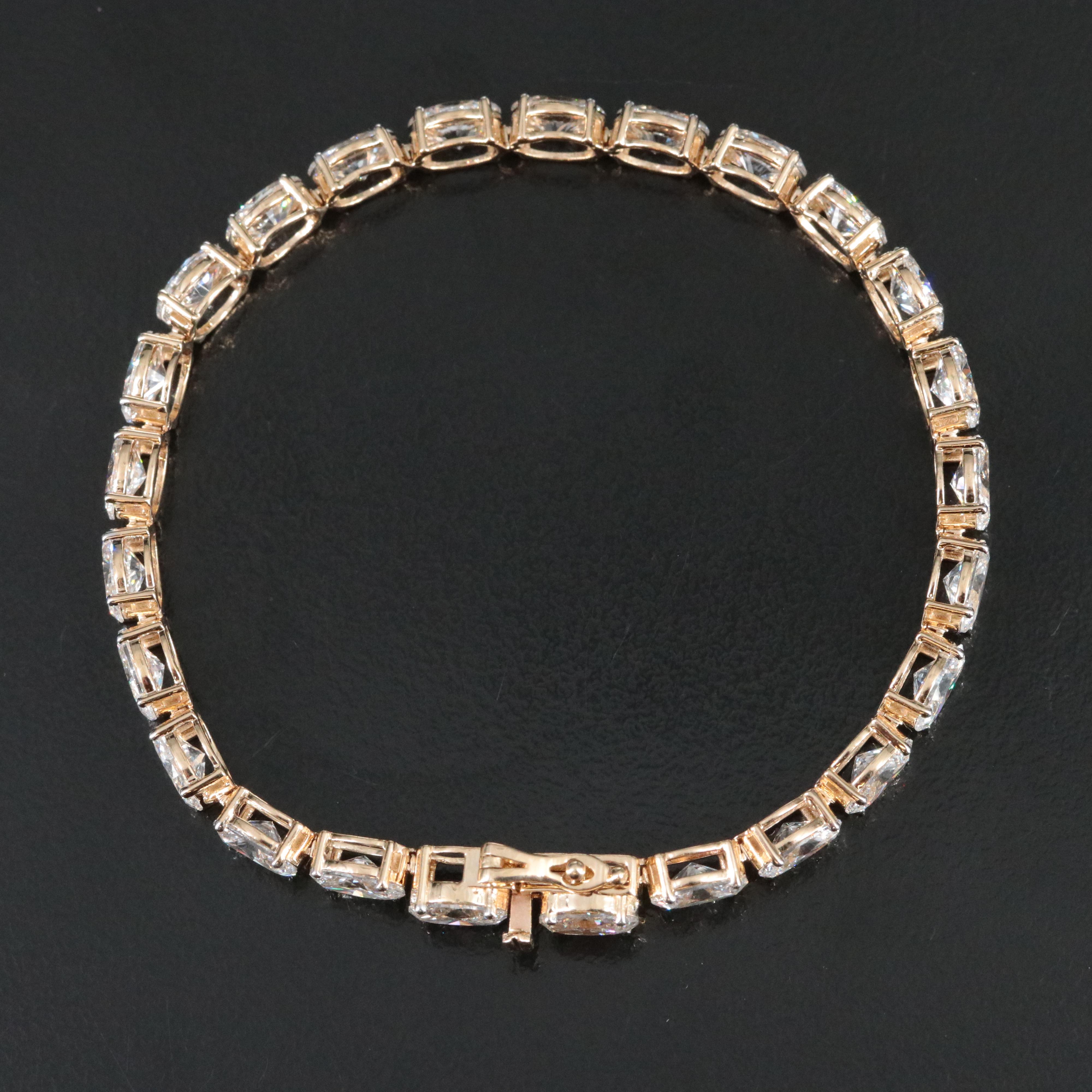 14K 13.29 CTW Lab Grown Diamond Line Bracelet